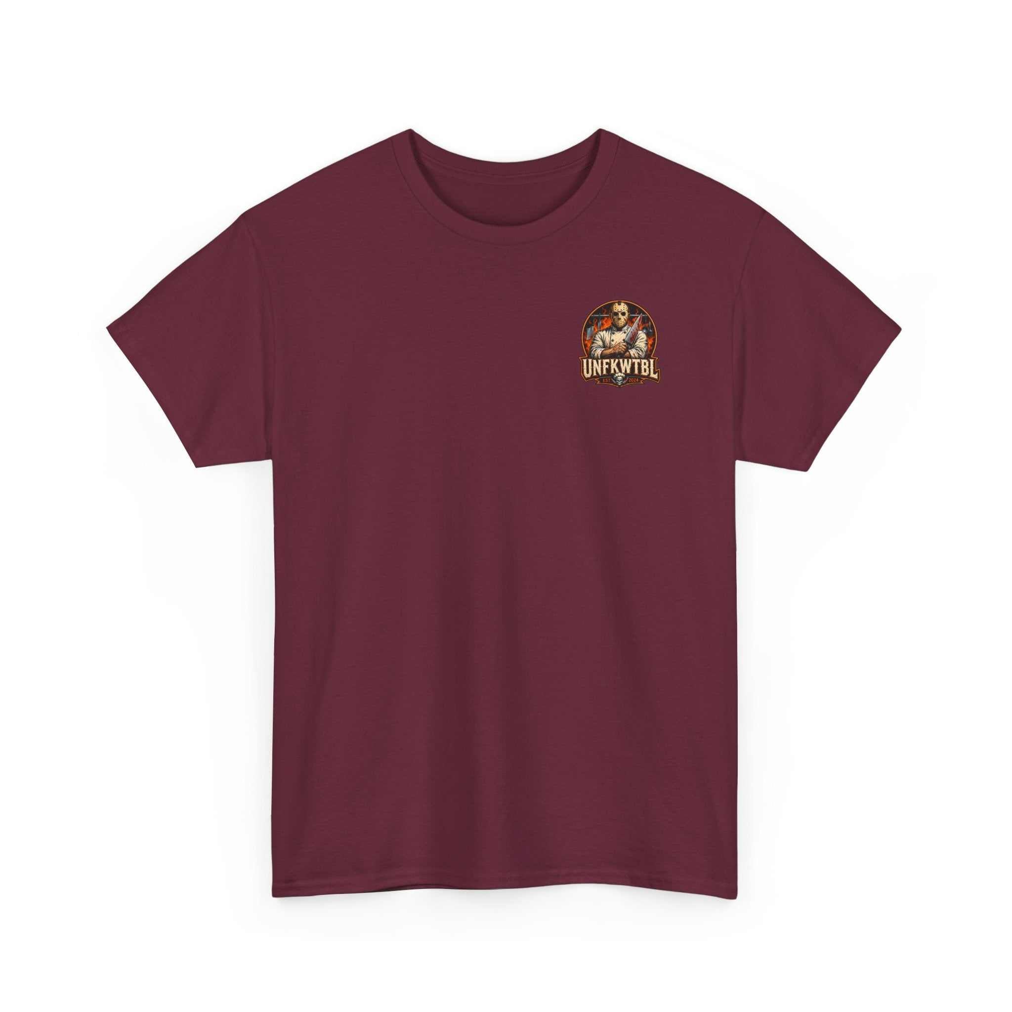 Hell's Kitchen Chef Tee — Horror Jason Mask Cook Shirt