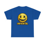 Graphic Tee — Distressed Yellow Smiley Face 