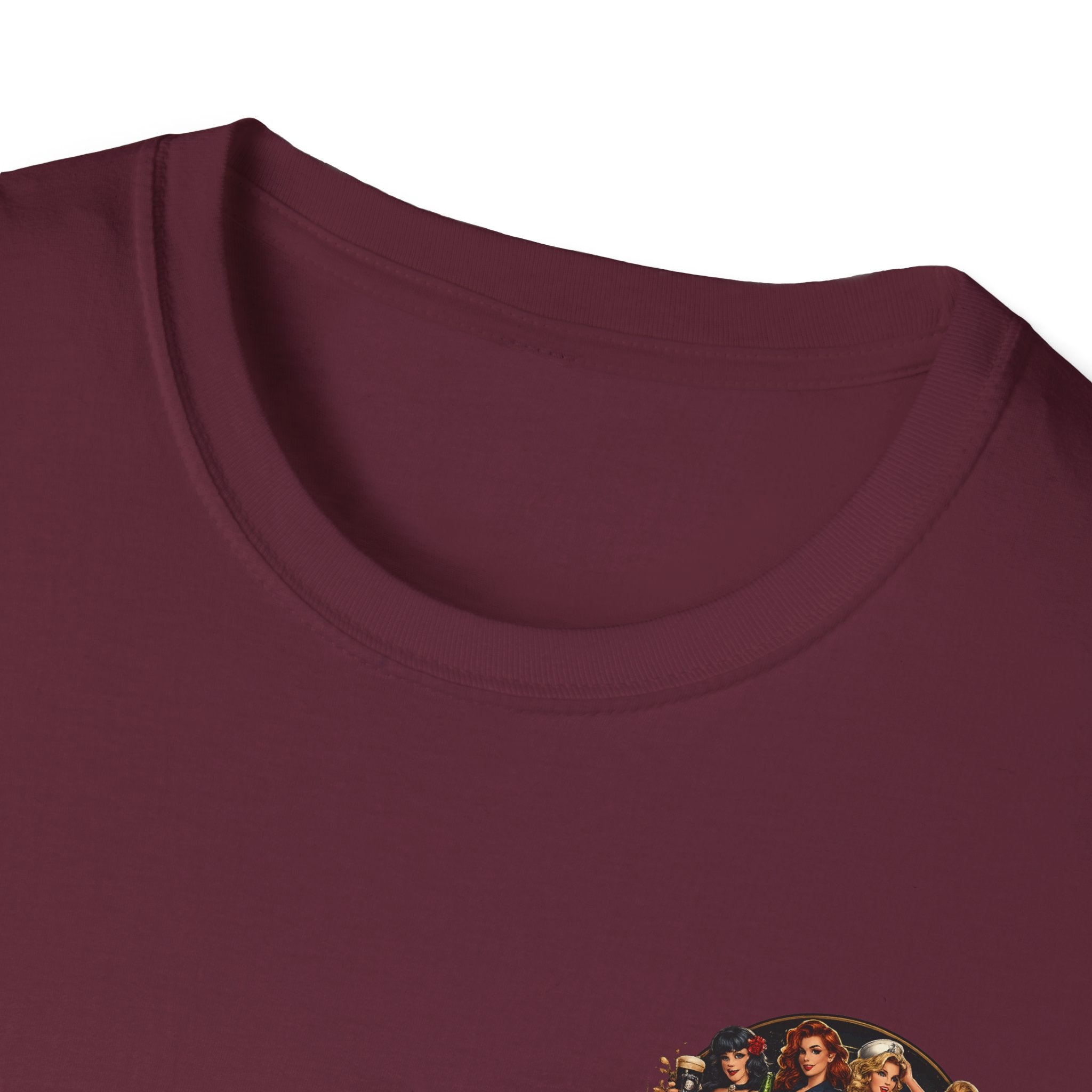 Pinup Rebel T-Shirt — "UNFKWTBL: Naughty by Nature, Delicious by Choice" Vintage Rock Tee