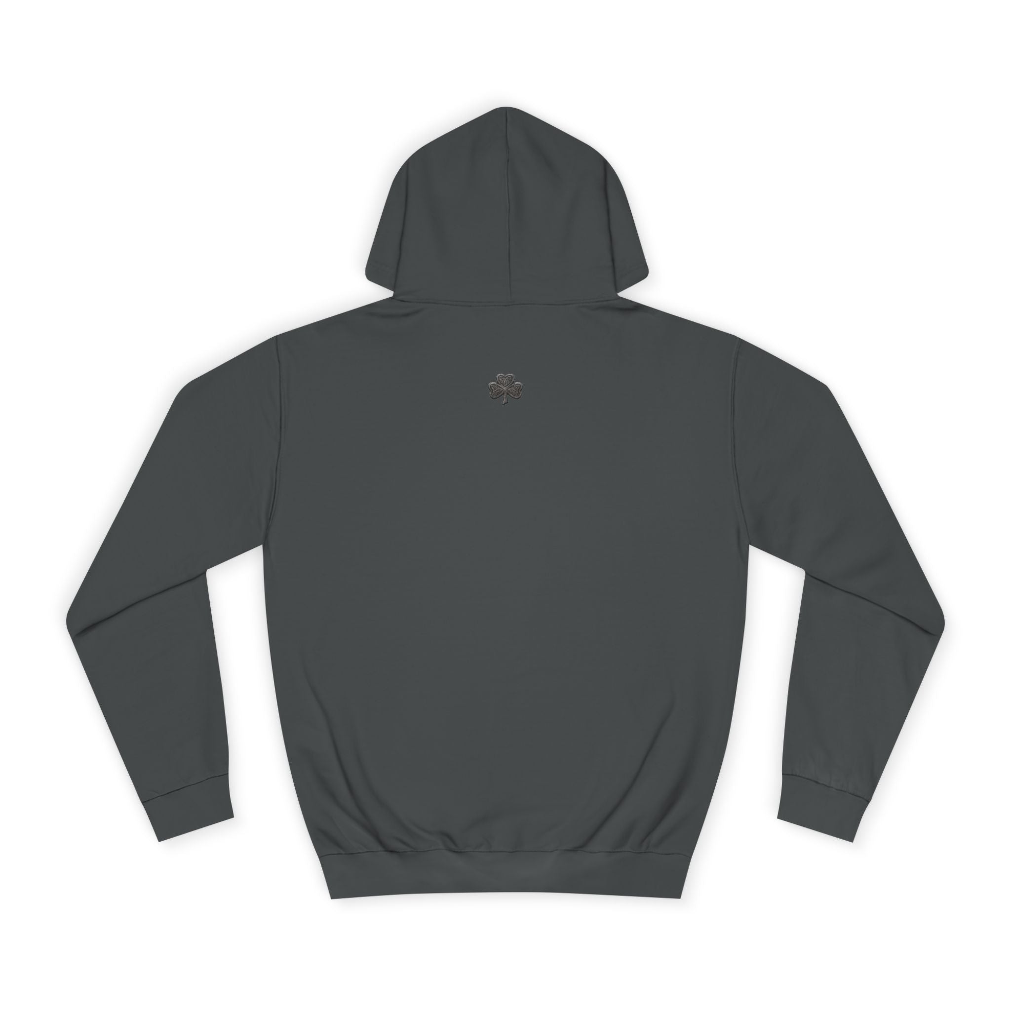 College Hoodie — 'UNFK WTB L' Vintage Shamrock Graphic