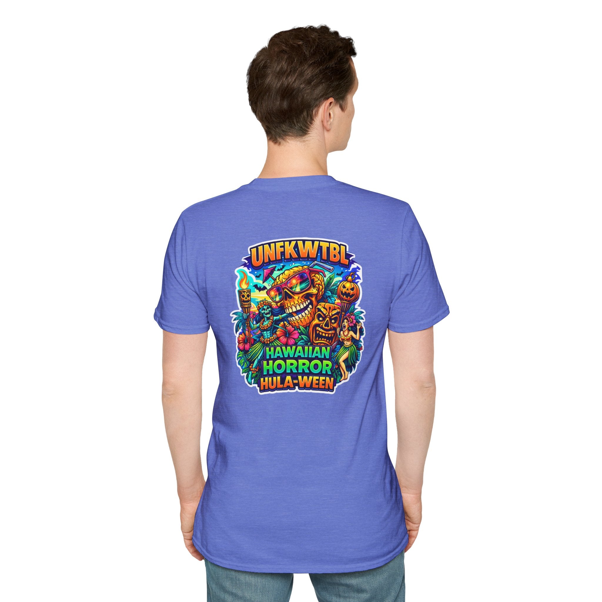 Hawaiian Horror Hula-ween T-Shirt — Tropical Tiki Halloween Tee