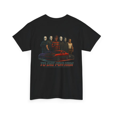 Horror Movie Villains Unisex Tee - Jason, Freddy, Michael, Pinheaded, Leatherface