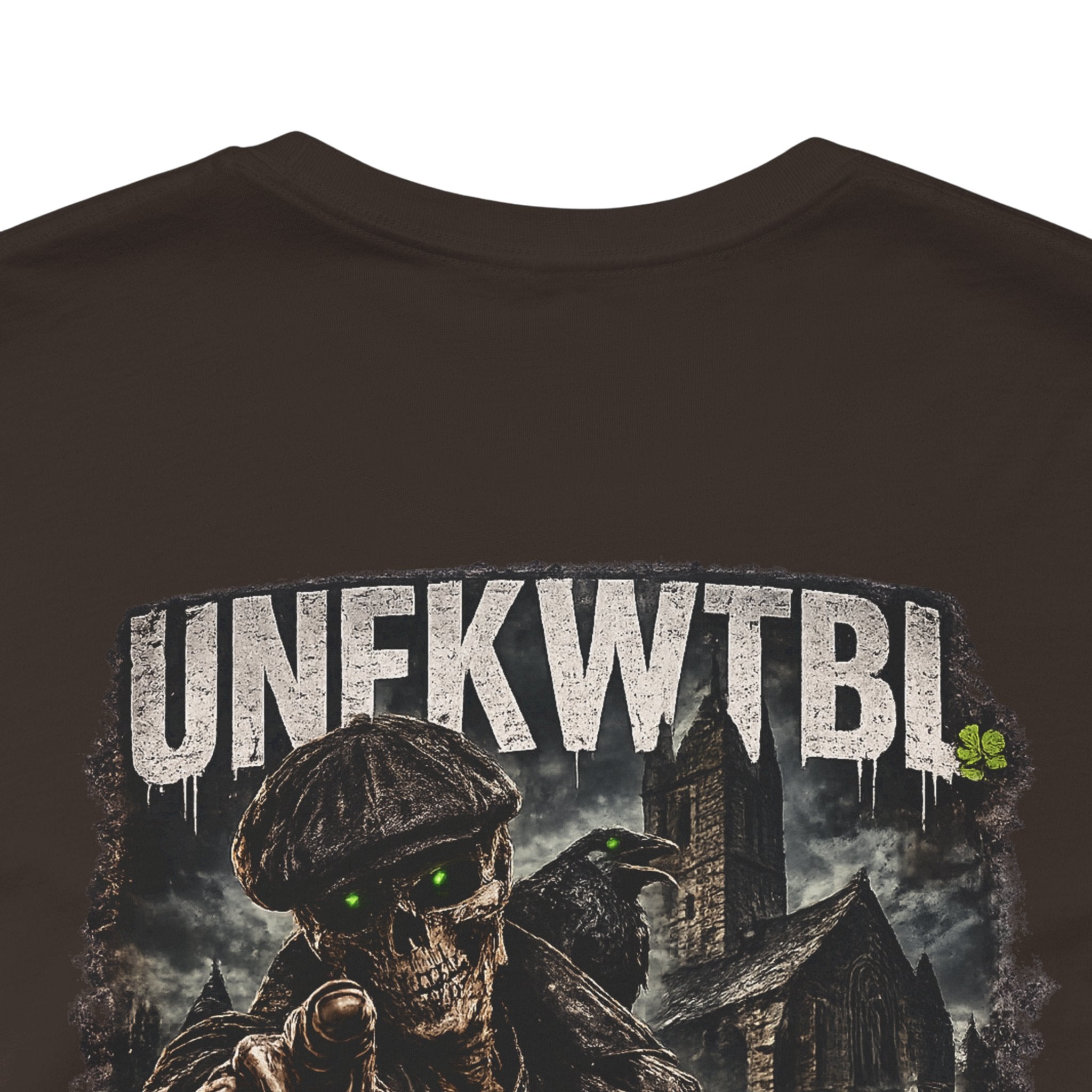 UNFKWTBL Graphic Tee — "Don't Fear the Dark" Military-Inspired Short Sleeve Shirt