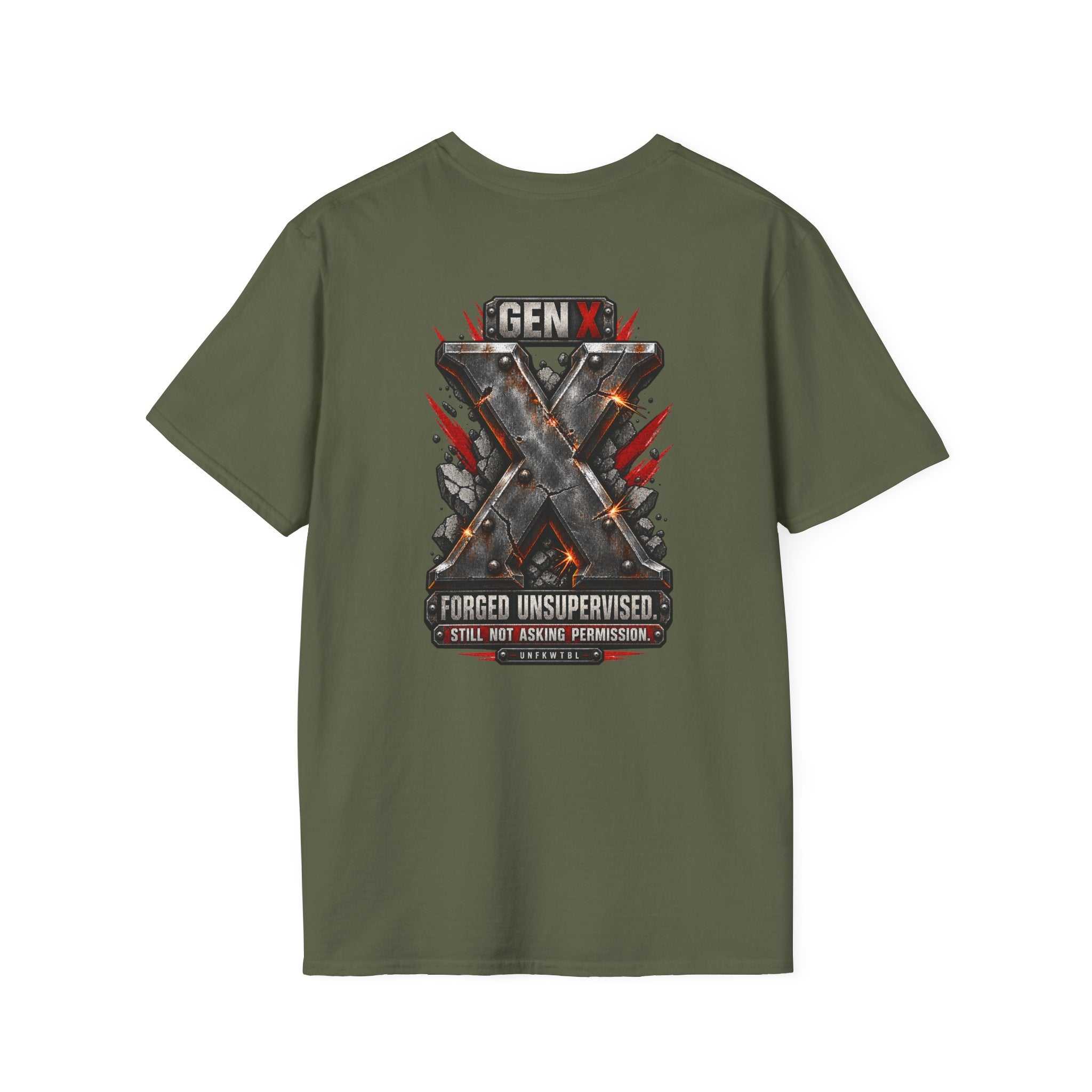 Forged Unsupervised Gen X Tee