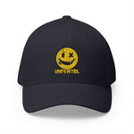Embroidered Smiley Face Cap — UNFKWITBL Vintage Grunge Baseball Hat