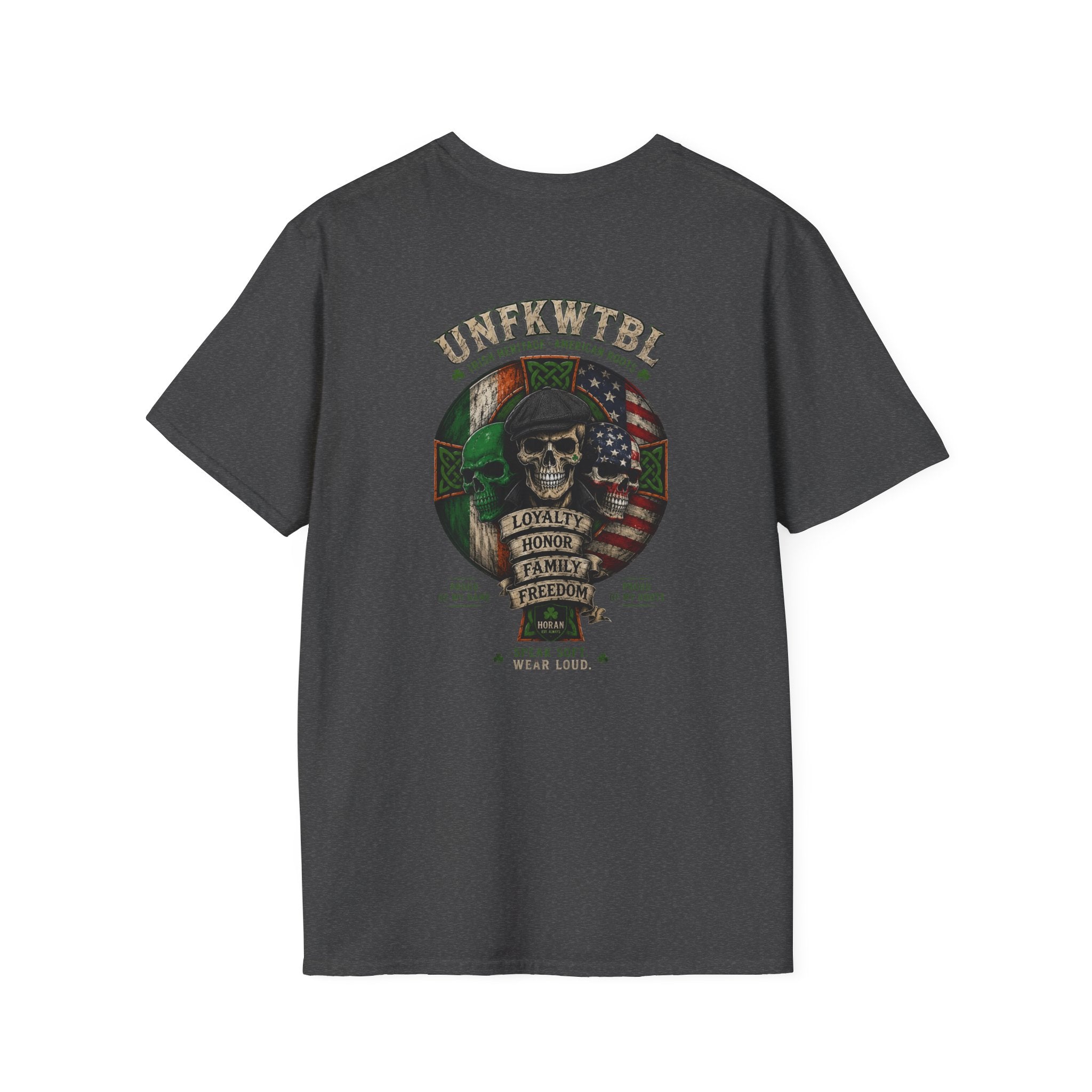 UNFKWTBL Vintage Logo T‑Shirt — Tactical Green Graphic Tee