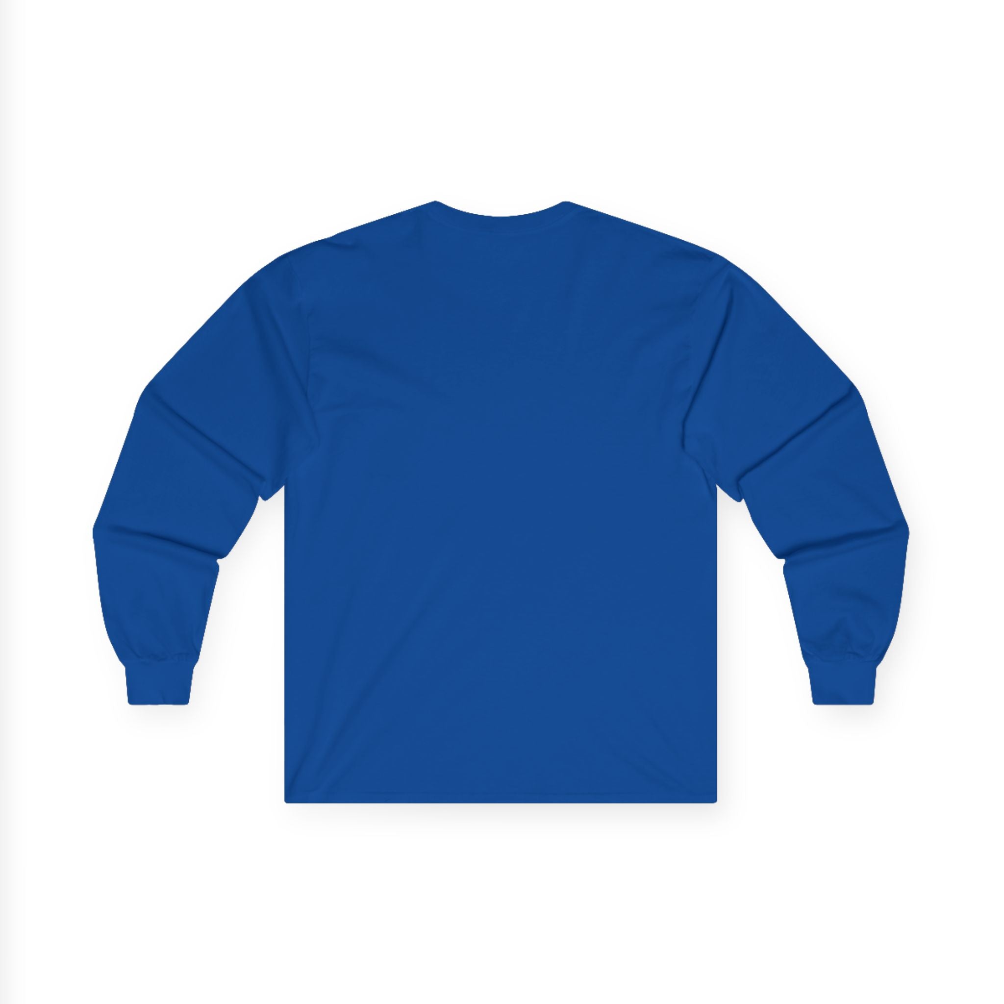 Patriotic Flag Long Sleeve Tee — American Flag Silhouette Design