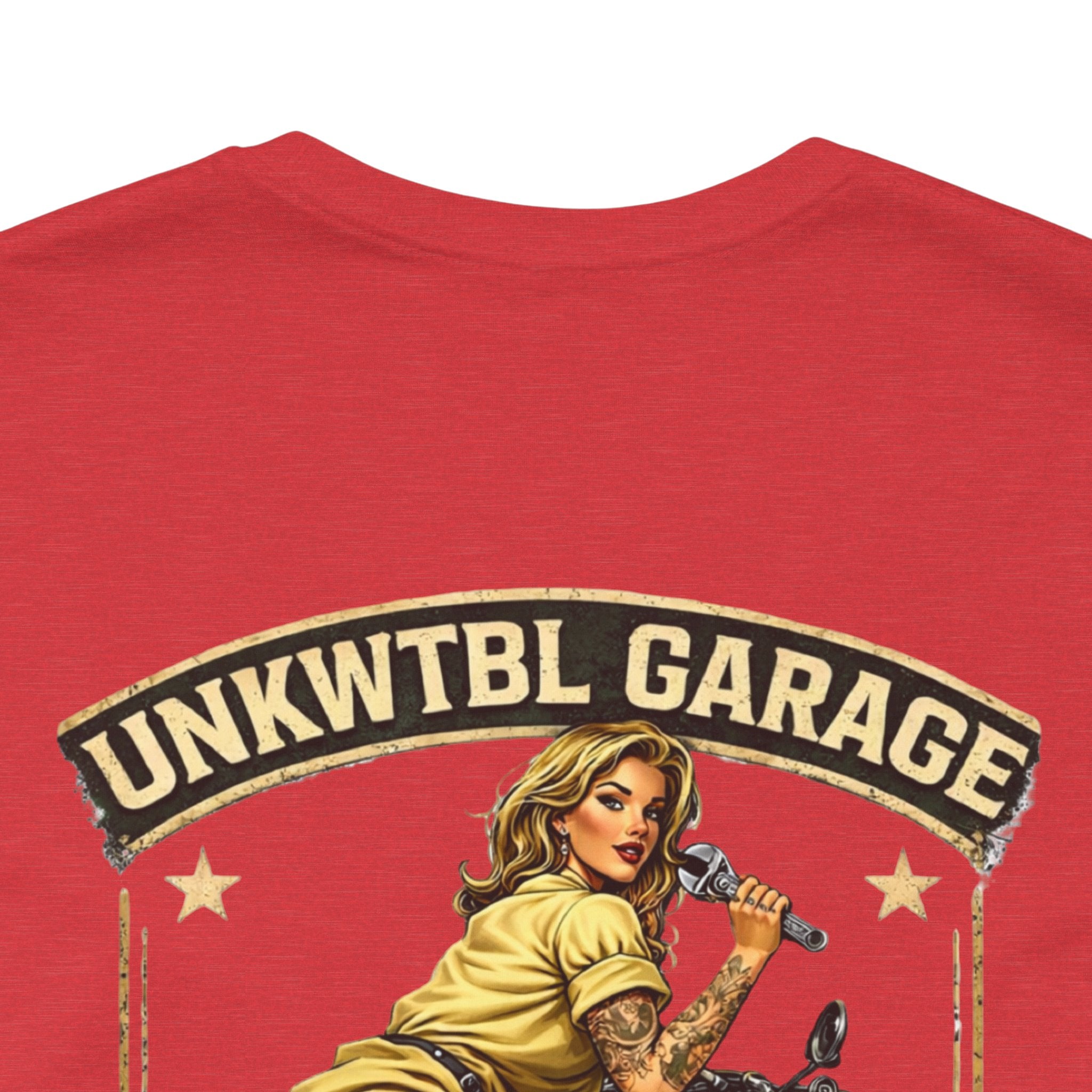 Mechanic On Duty Motorcycle Tee — Pinup Garage Vintage T-Shirt