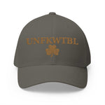 Unfkwtbl Embroidered Cap gold shamrock St. Patrick’s Day hat with curved visor and breathable eyelets