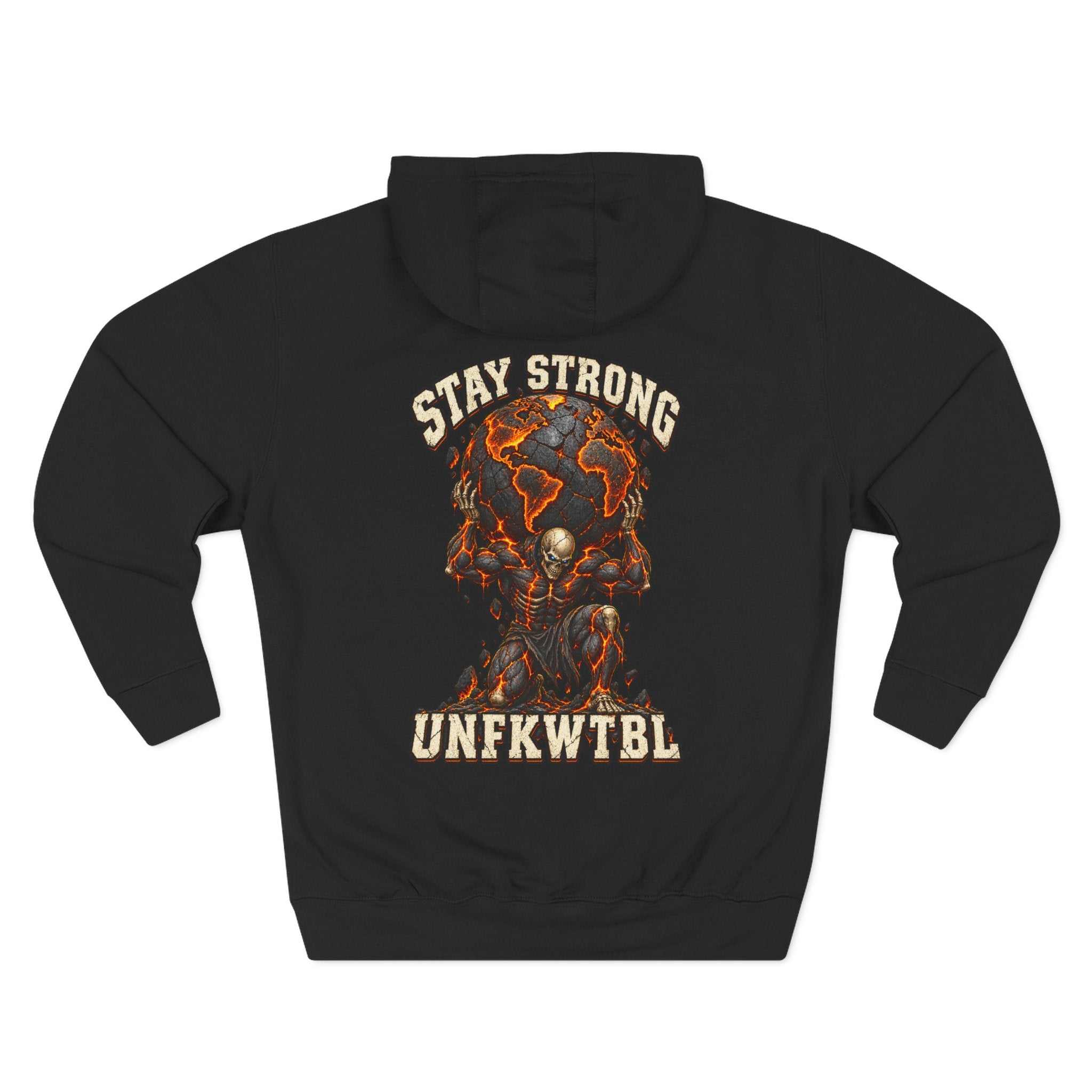 UNFKWTBL Stay Strong Skull Hoodie