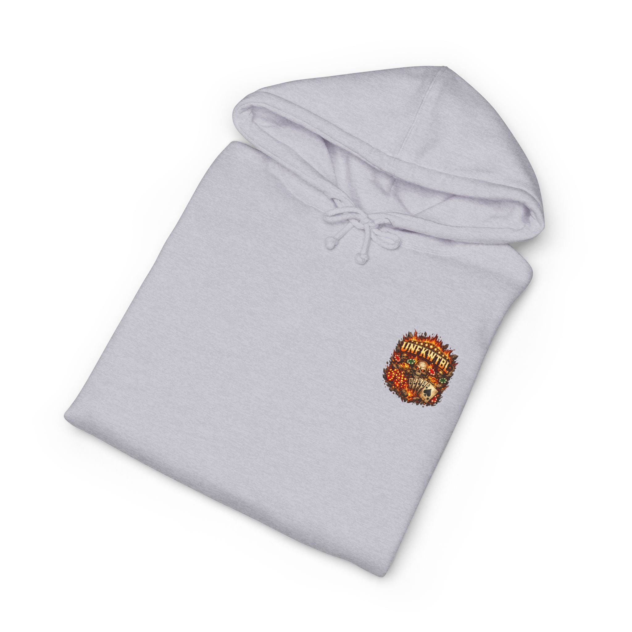 Hoodie — "Double or Nothing" Skull Poker Graphic Hoodie