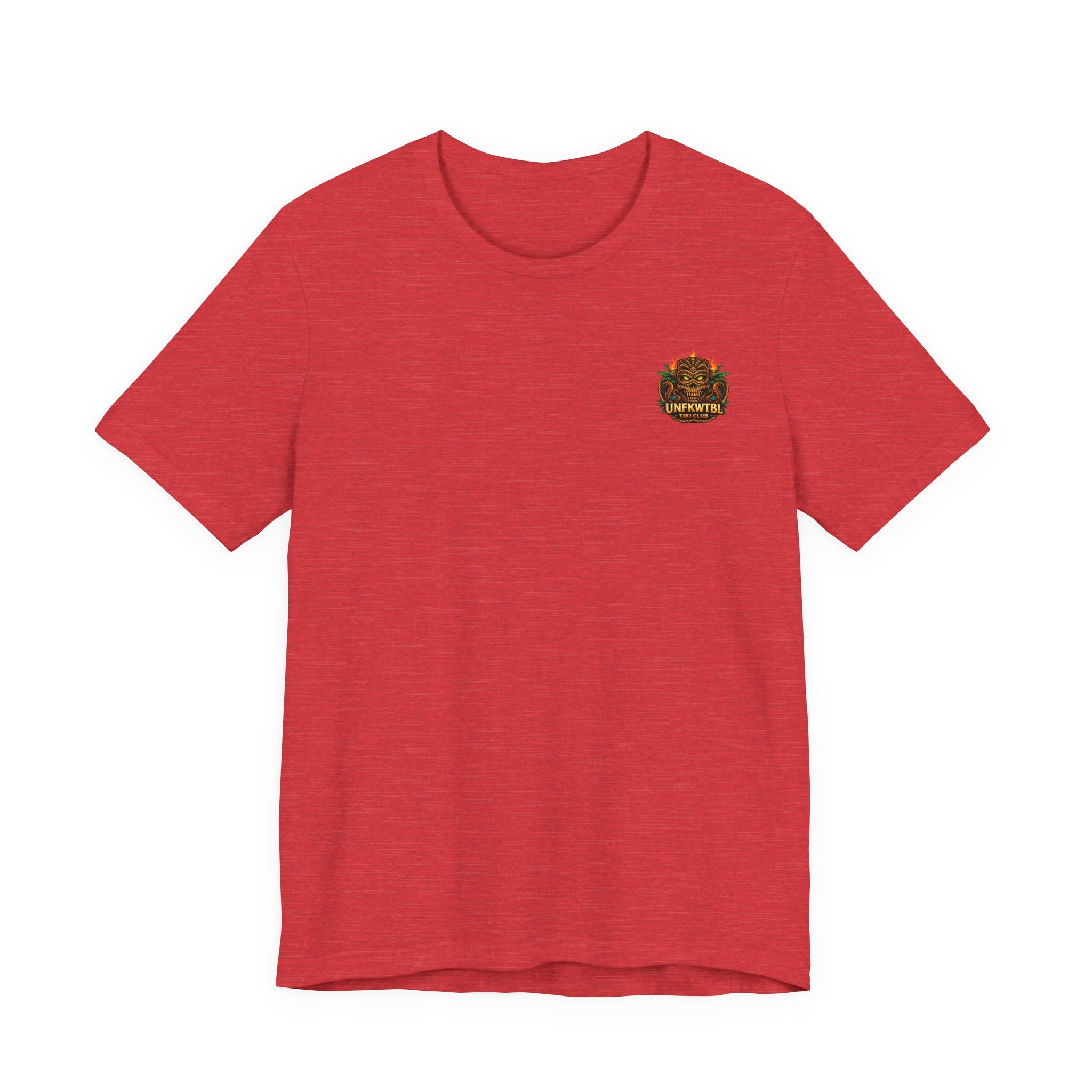 Hawaiian Hula Mermaid T‑Shirt — "Drink Hard Stay Unfwktbl" Tropical Bar Tee