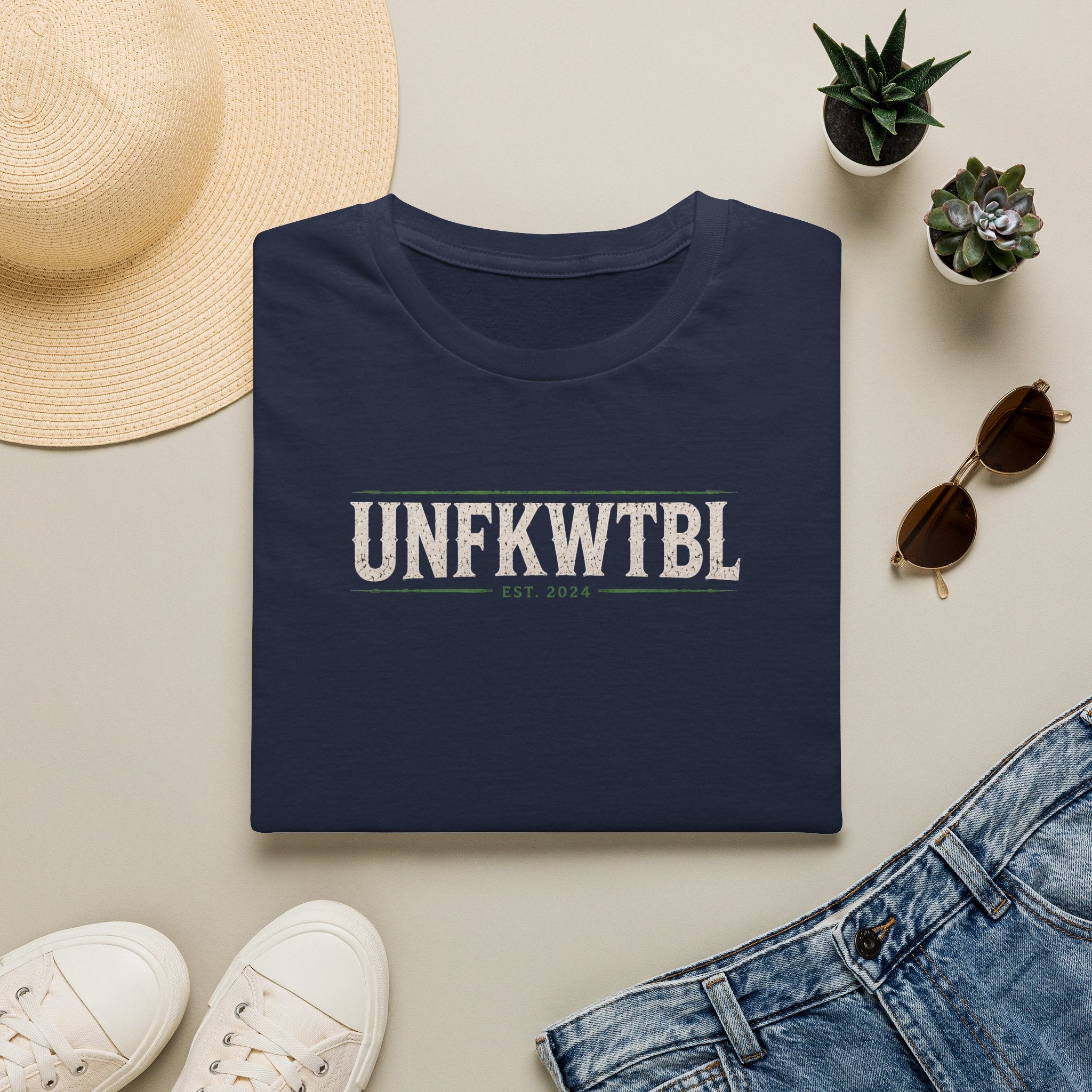 UNFKWTBL Graphic Tee — Vintage Athletic Logo T-Shirt
