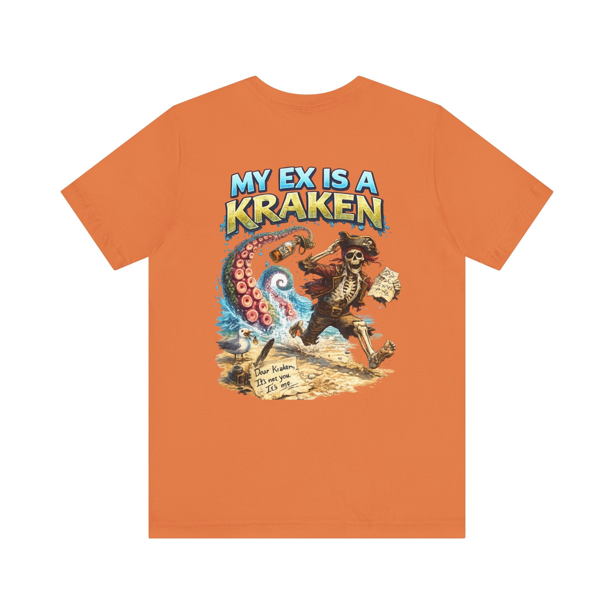 My Ex Is A Kraken Pirate T-Shirt — Funny Nautical Graphic Tee
