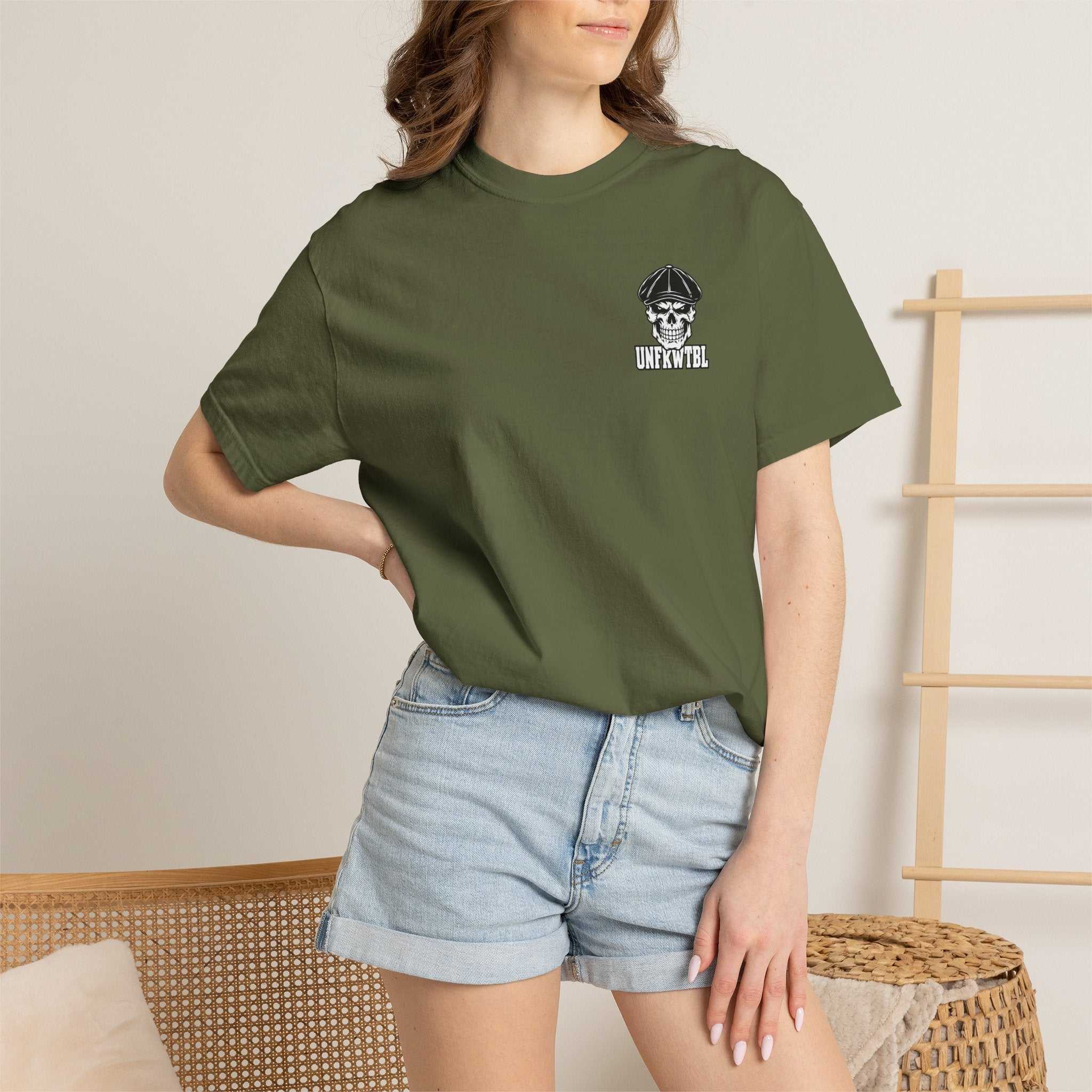 UNFKWTBL Irish Cap Skull Tee