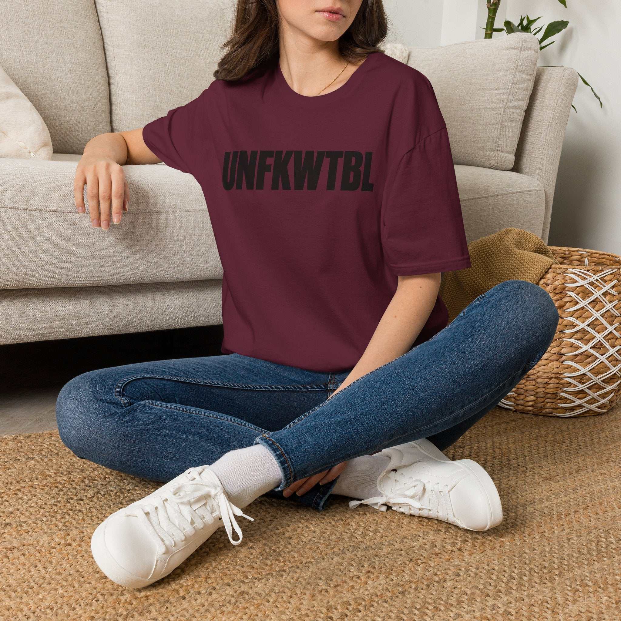 T‑Shirt — UNFKWTBL Bold Graphic Tee (Aesthetic, Minimalist Statement Shirt)