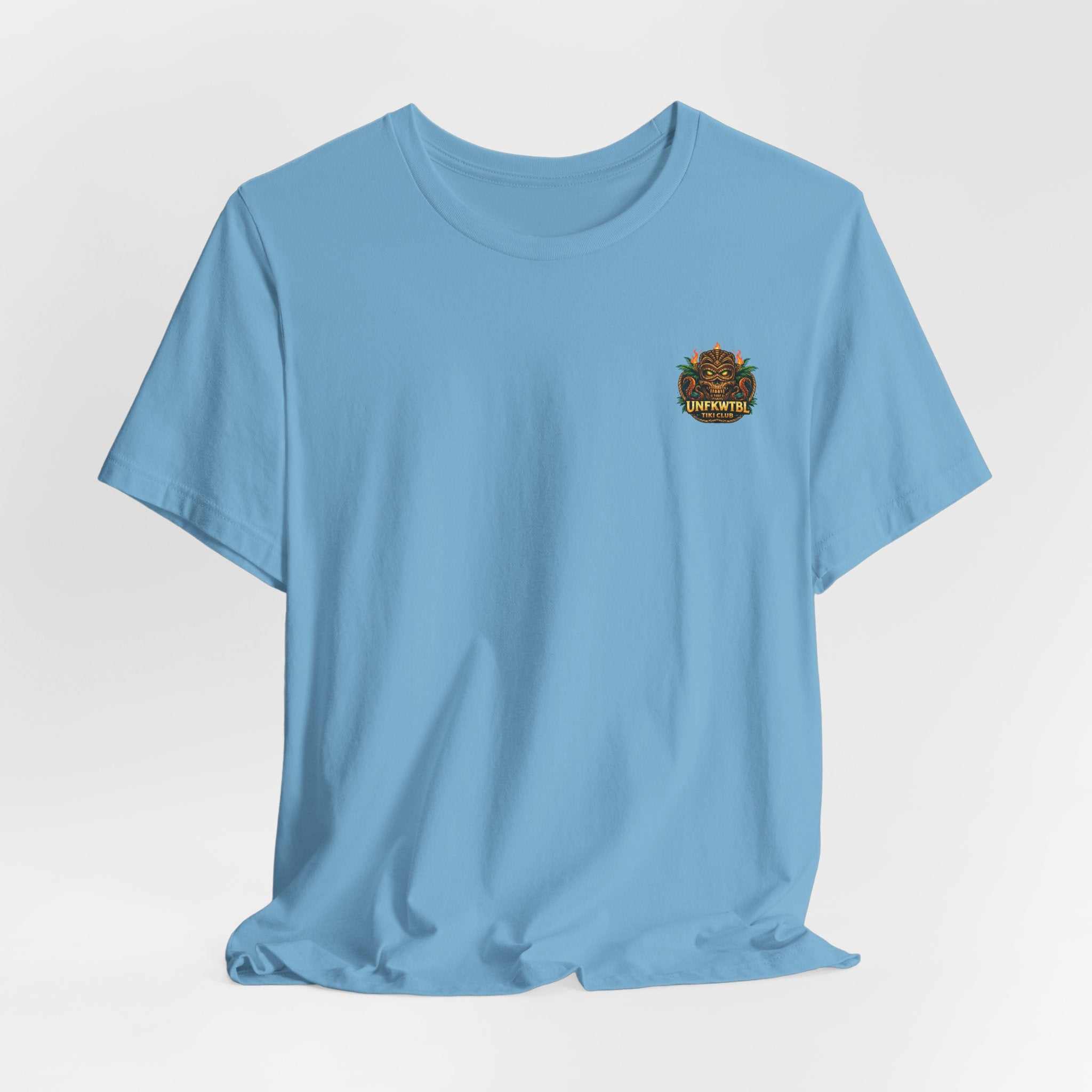 Hail the Reef King T-shirt featuring mythic sea king and coral reef graphic design on soft cotton tee