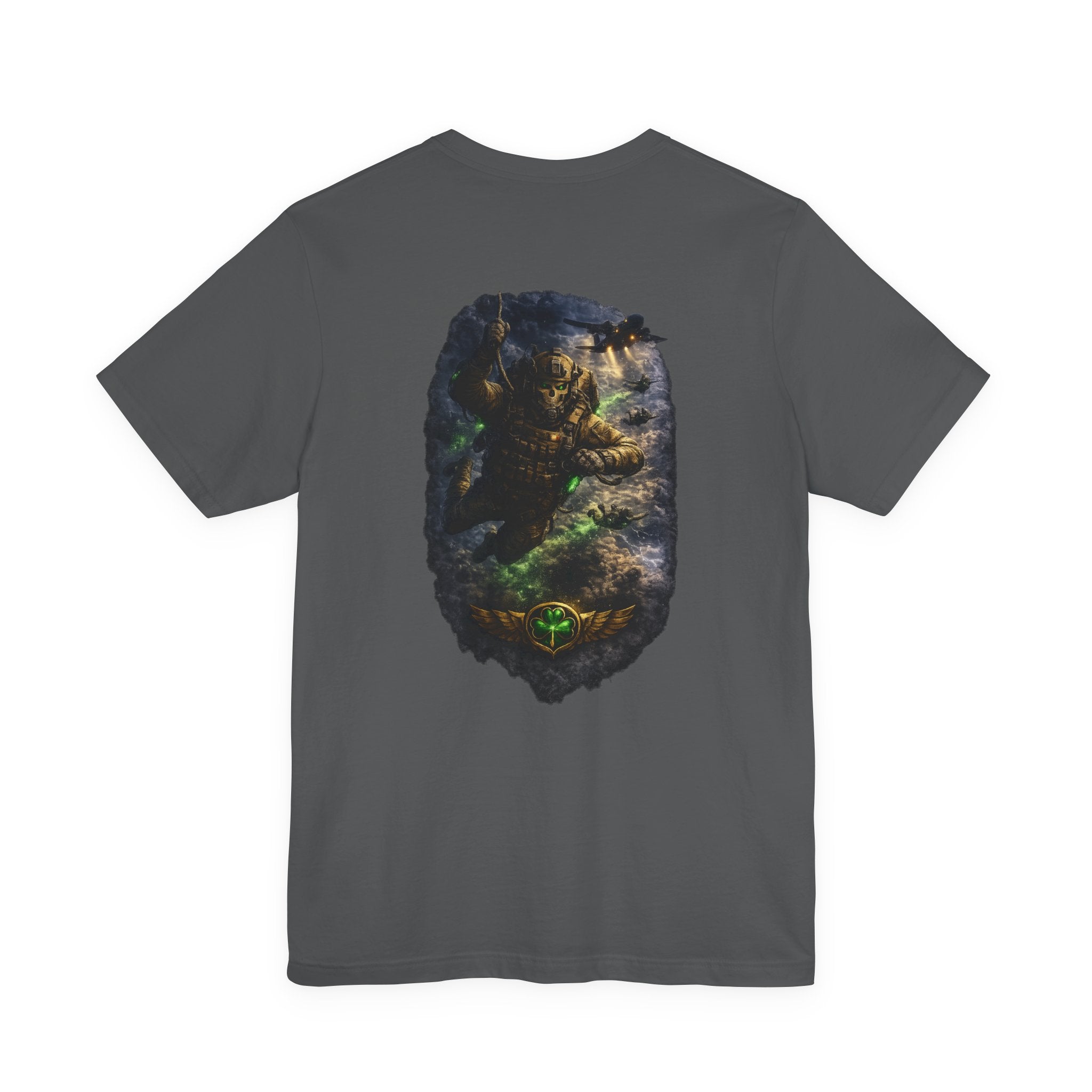 Reaper Halo Jumper Skull Graphic Tee — Deep Sea Vintage Dive Shirt