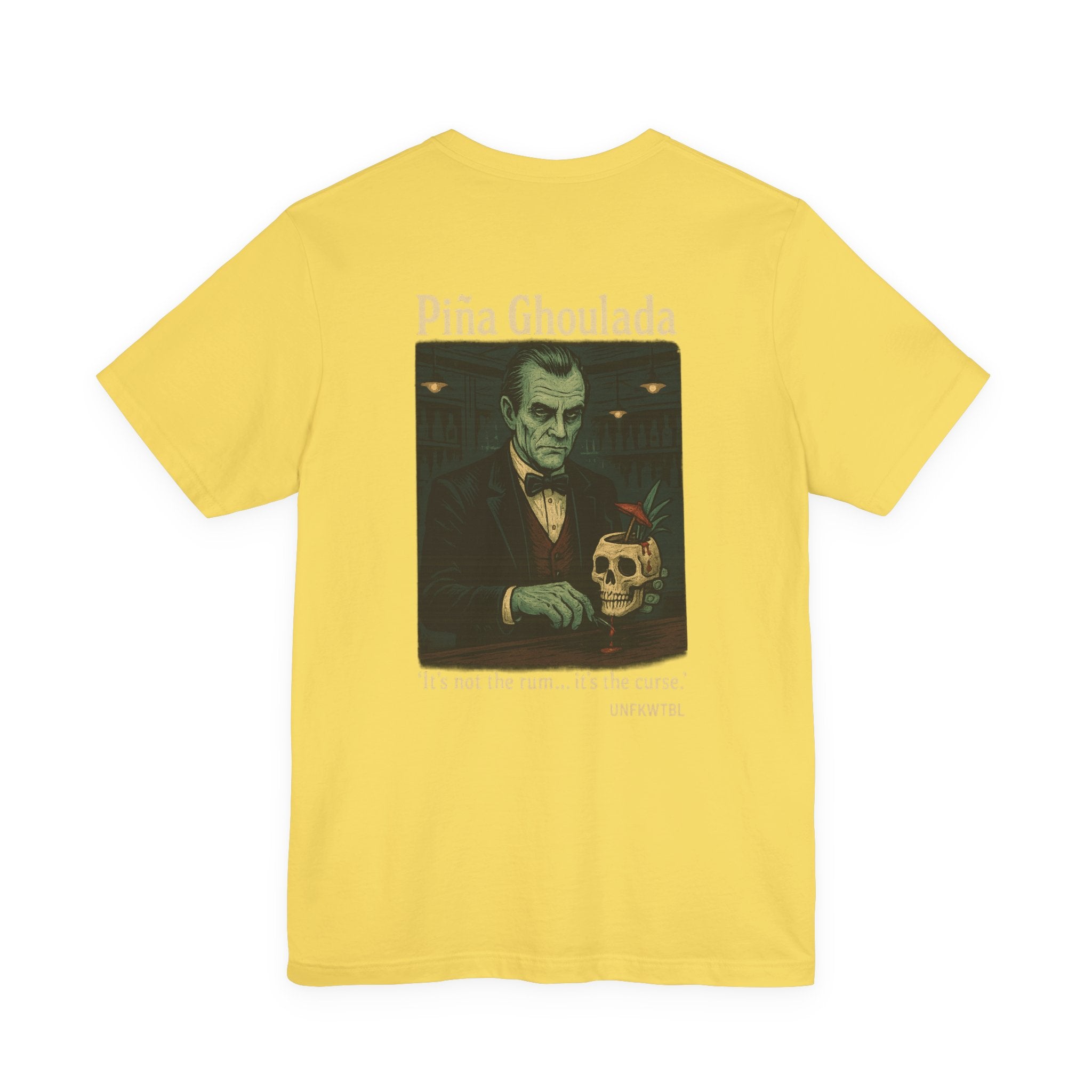 Piña Ghoulada Tee — Halloween Vintage Vampire Skull Cocktail T-Shirt