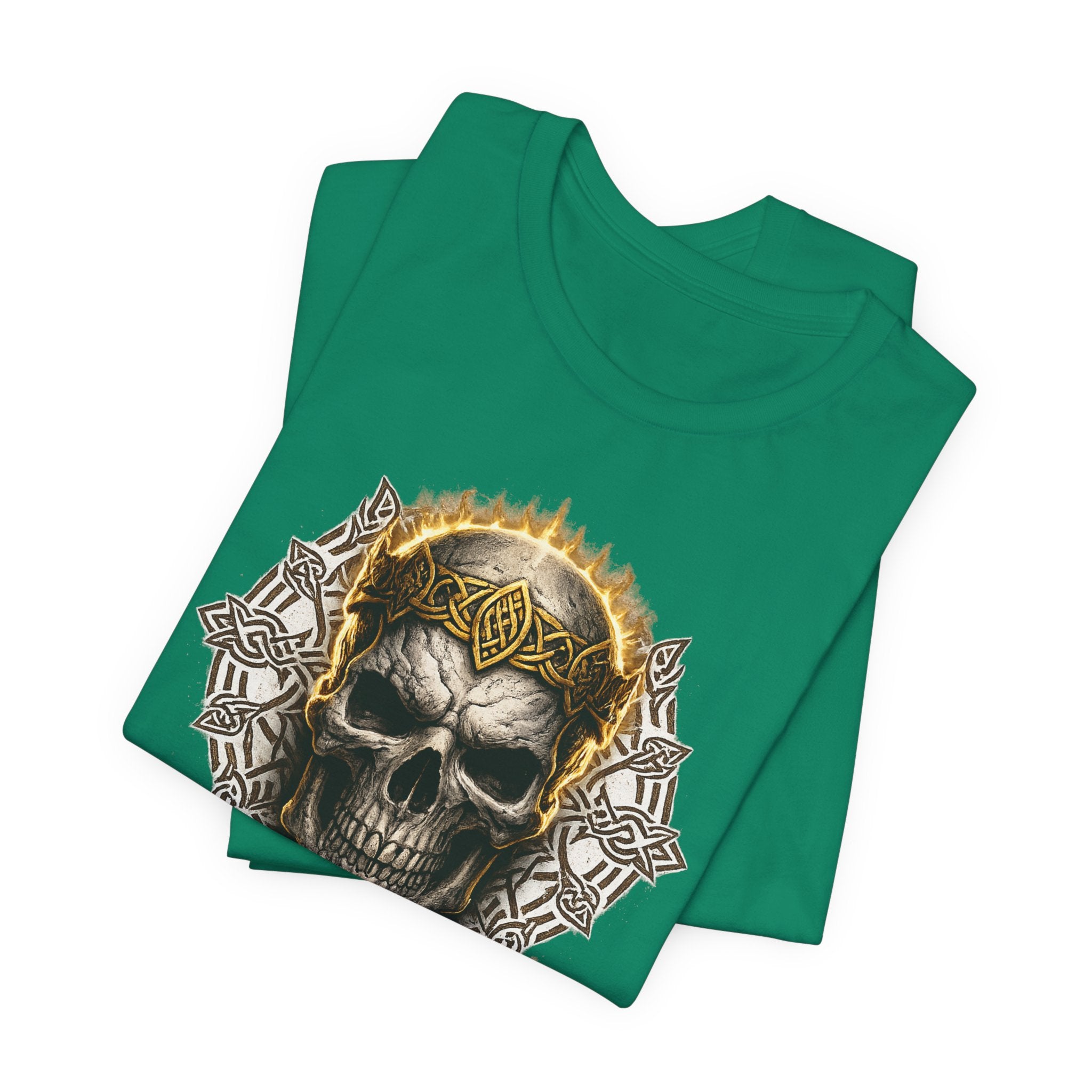 Skull Irish Tee — "Irish by Blood, Unfkwtbl by Choice" Graphic T-Shirt