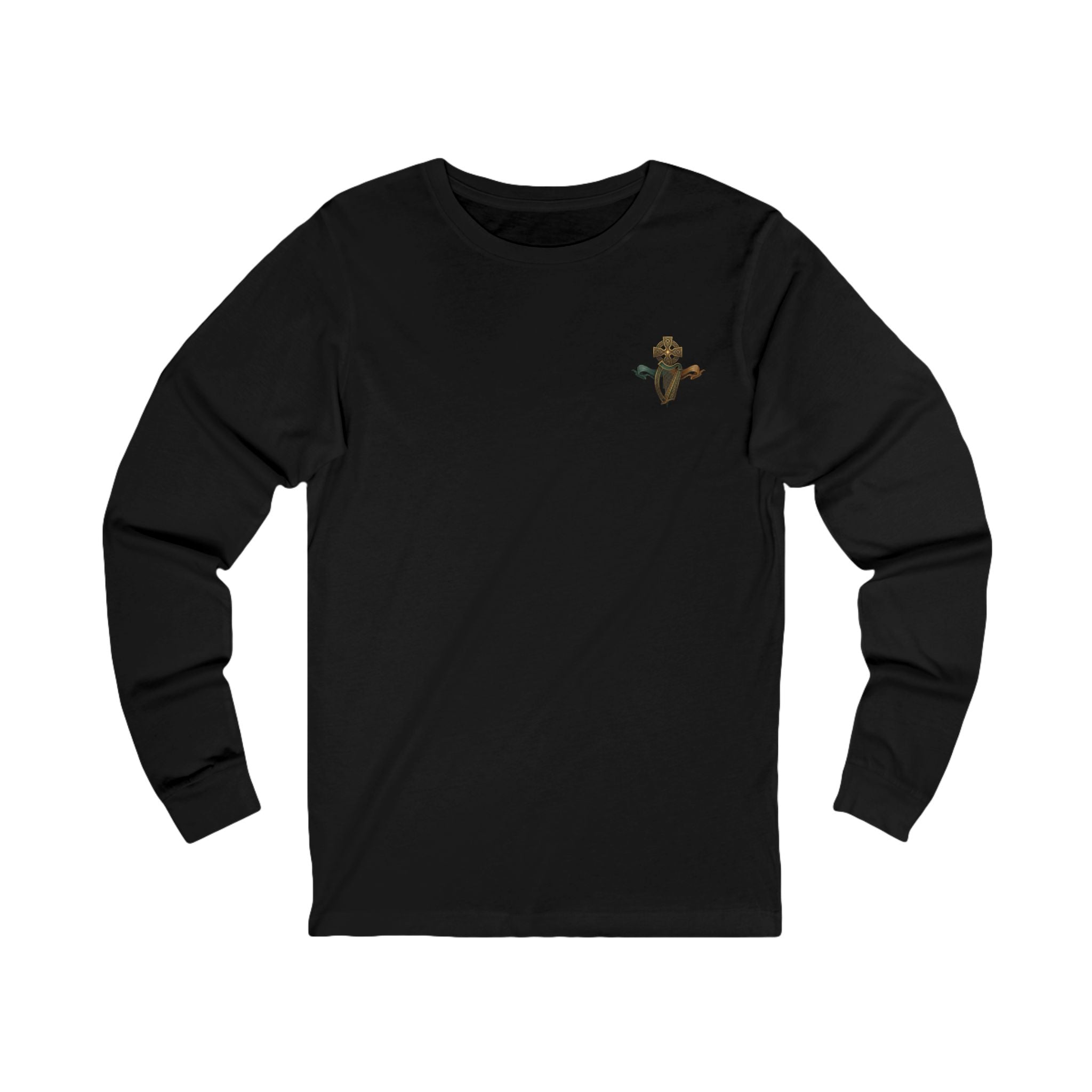 Irish Skull Leprechaun Long Sleeve Tee — “Éire Go Brách” St. Patrick’s Shirt