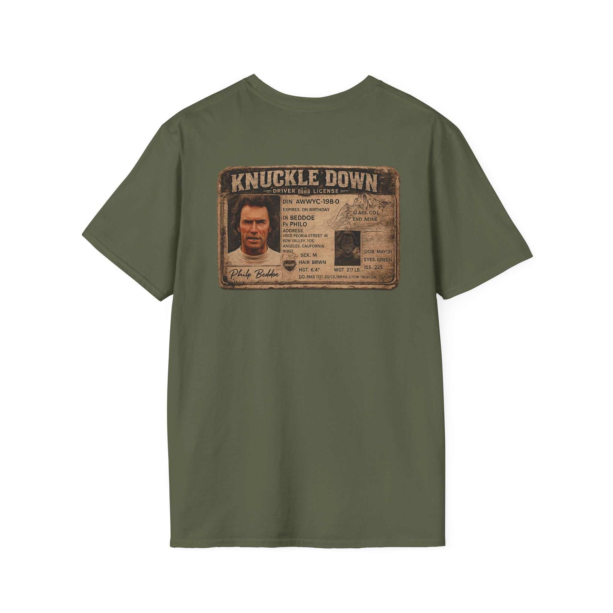 Knuckle Down Graphic T‑Shirt — Vintage Rugged Fighting Vibe