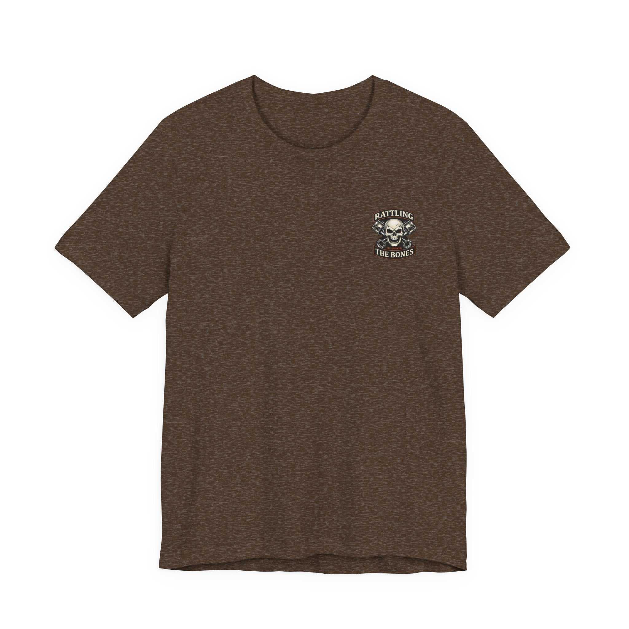 Motorcycle Skull Tee — "Loud Enough to Wake the Dead" Biker T-Shirt