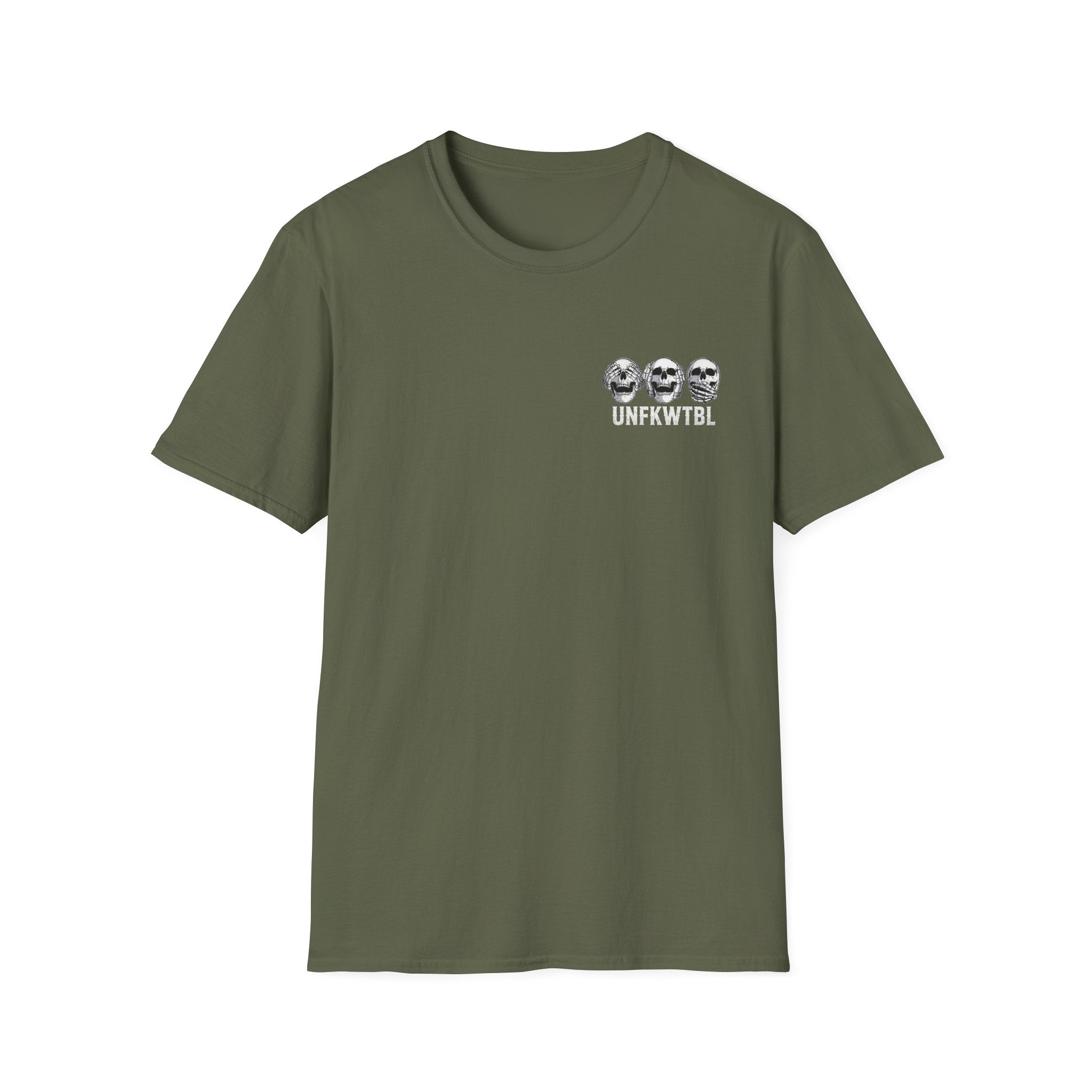 Skull Trio 'Ungrateful' Graphic T-Shirt