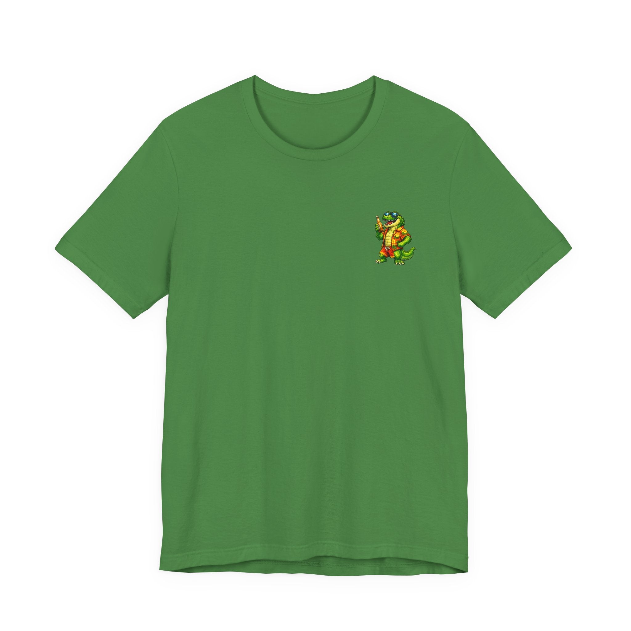 Vacation Party Tee — "This Is Why We Vacation" Tropical Shark & Gator Graphic Shirt