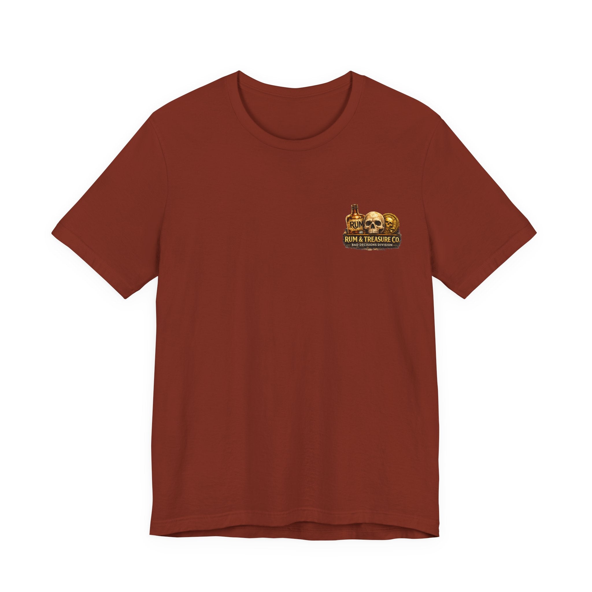 Pirate Skull Treasure Tee — Skeleton Captain, Mermaids & Gold Chest Graphic T-Shirt