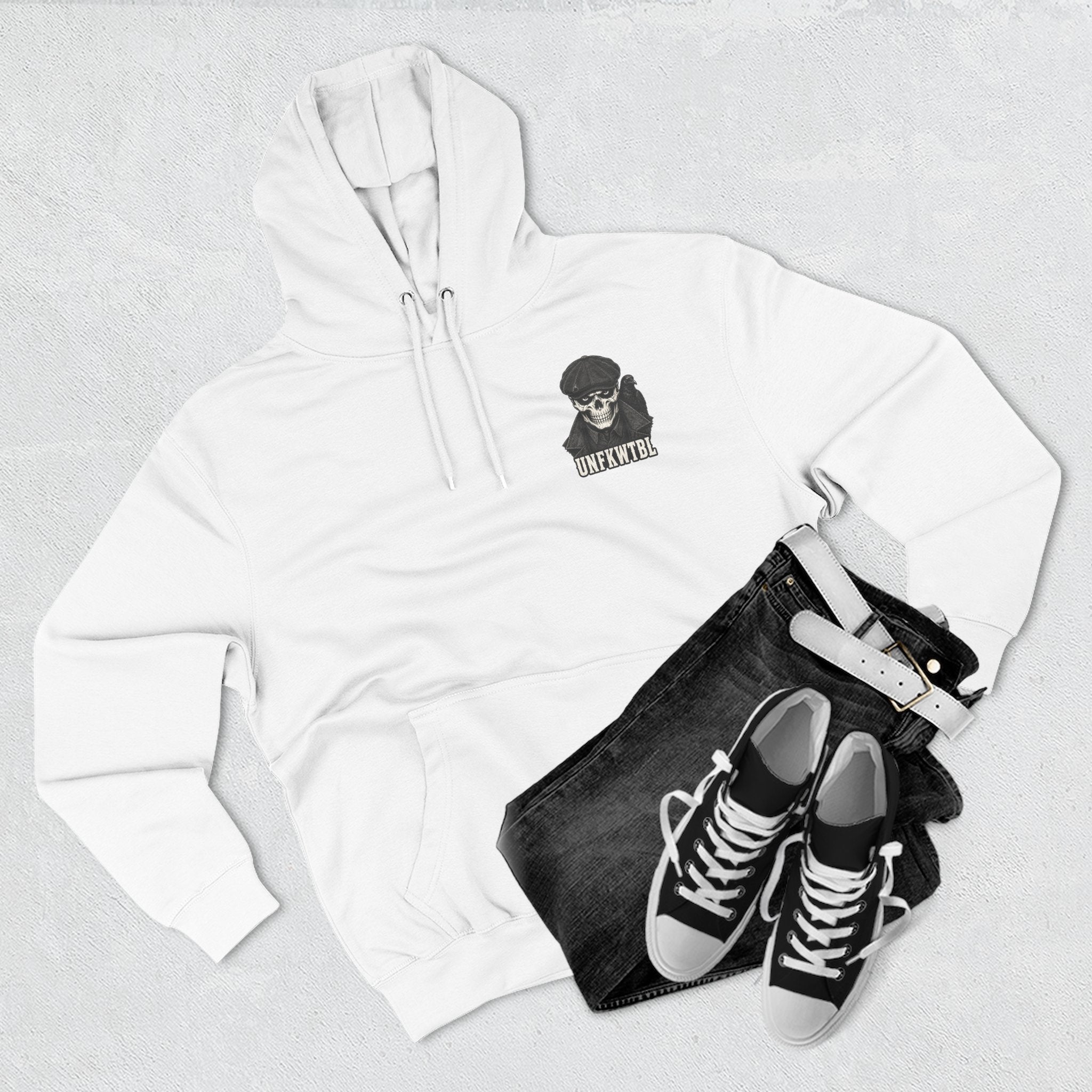 Respect Few Fear None Hoodie Skull & Raven