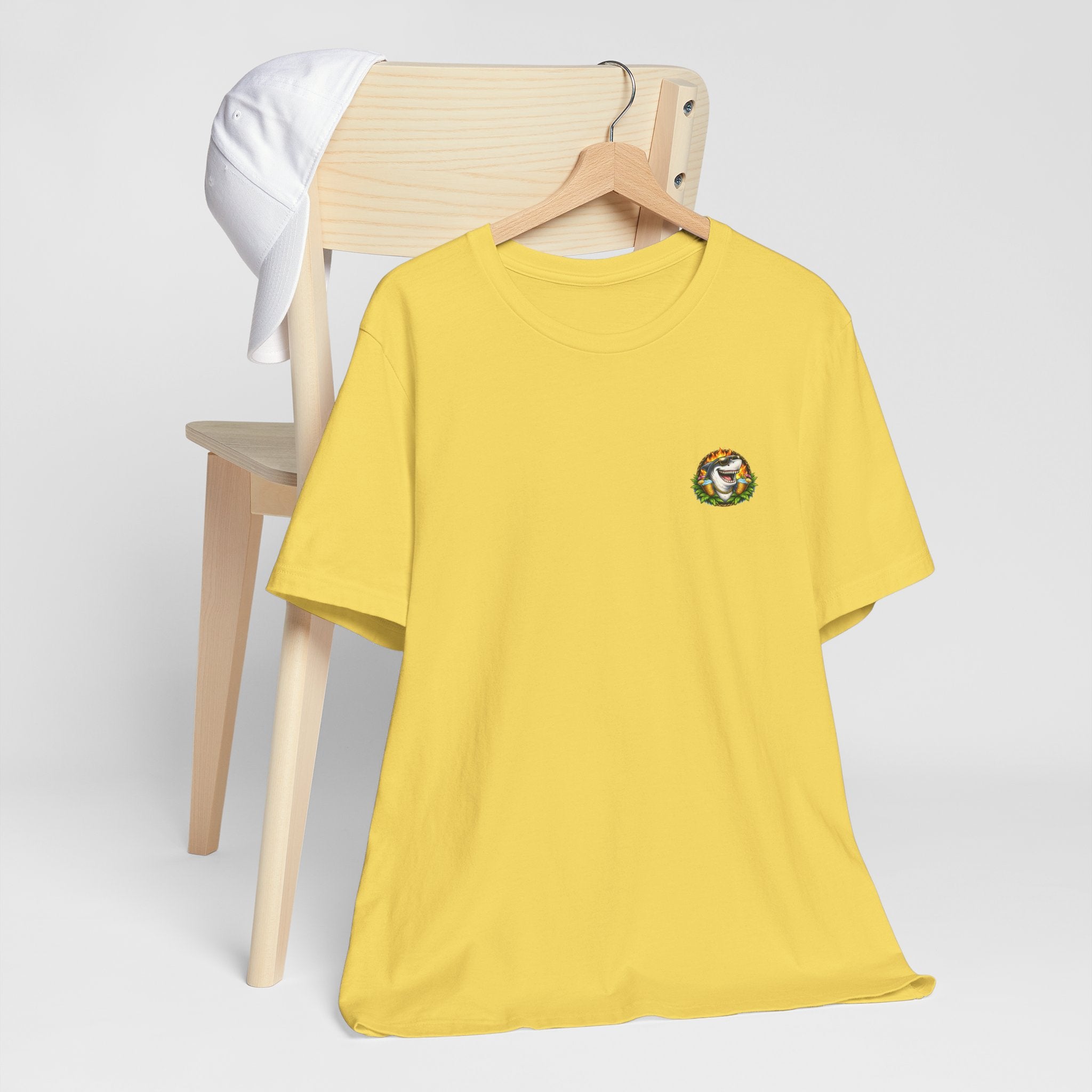 Dockside Delinquents Tee - Funny Shark & Pelican Graphic T-Shirt