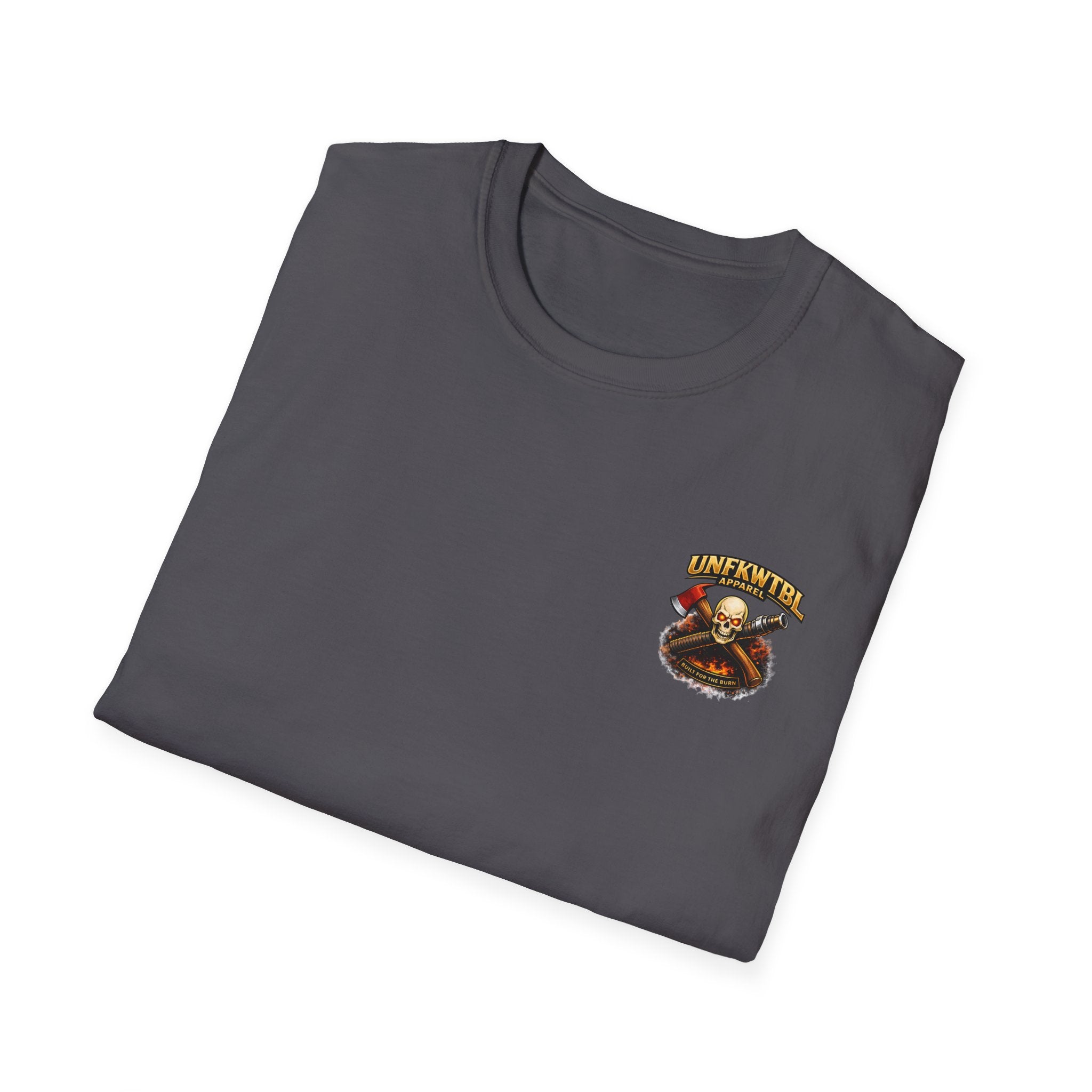 Firefighter T-Shirt — "UNFKWTBL Apparel: We Handle The Hose" Graphic Tee