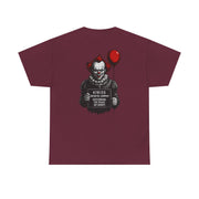 Tee - Pennywise Criminal Photo He Finally Got Caught Unisex Heavy Cotton