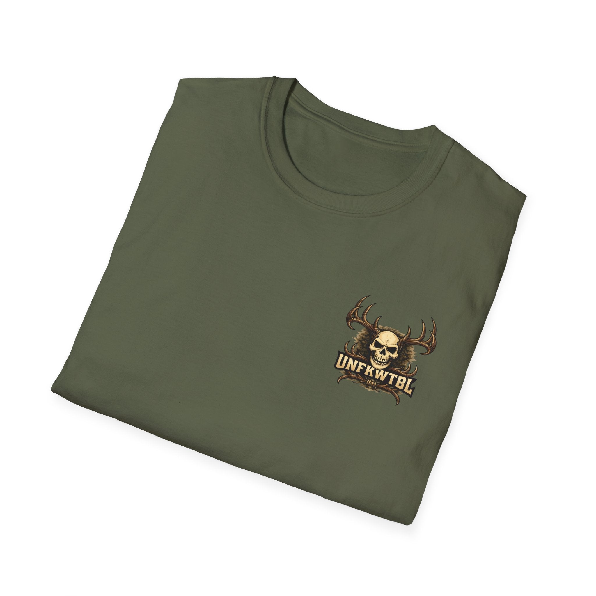 Zero Bucks Given T-Shirt — Skull Deer Hunter Graphic Tee