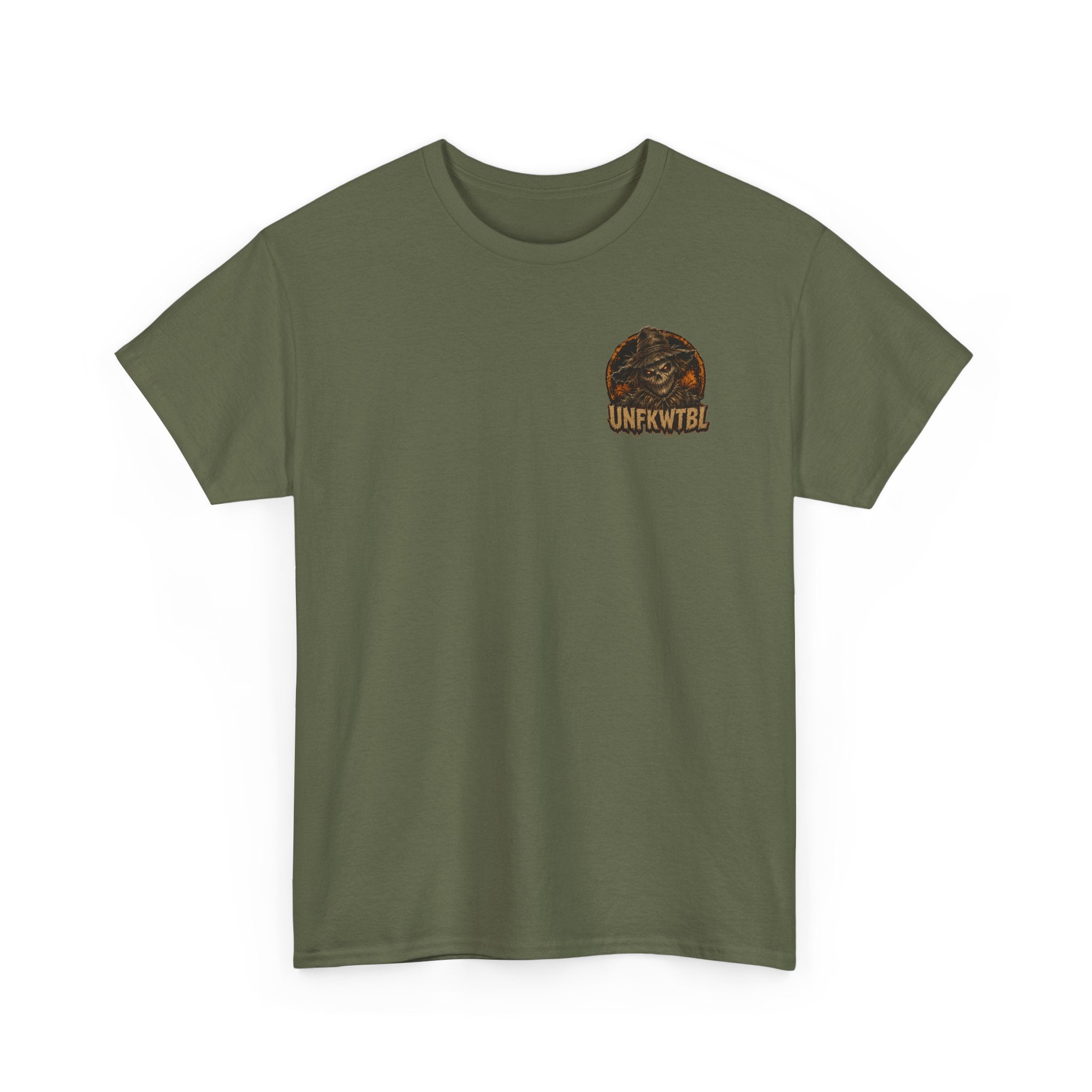 Horror Graphic Tee — "They’re Screaming" Scarecrow Design (UNFKWTBL)