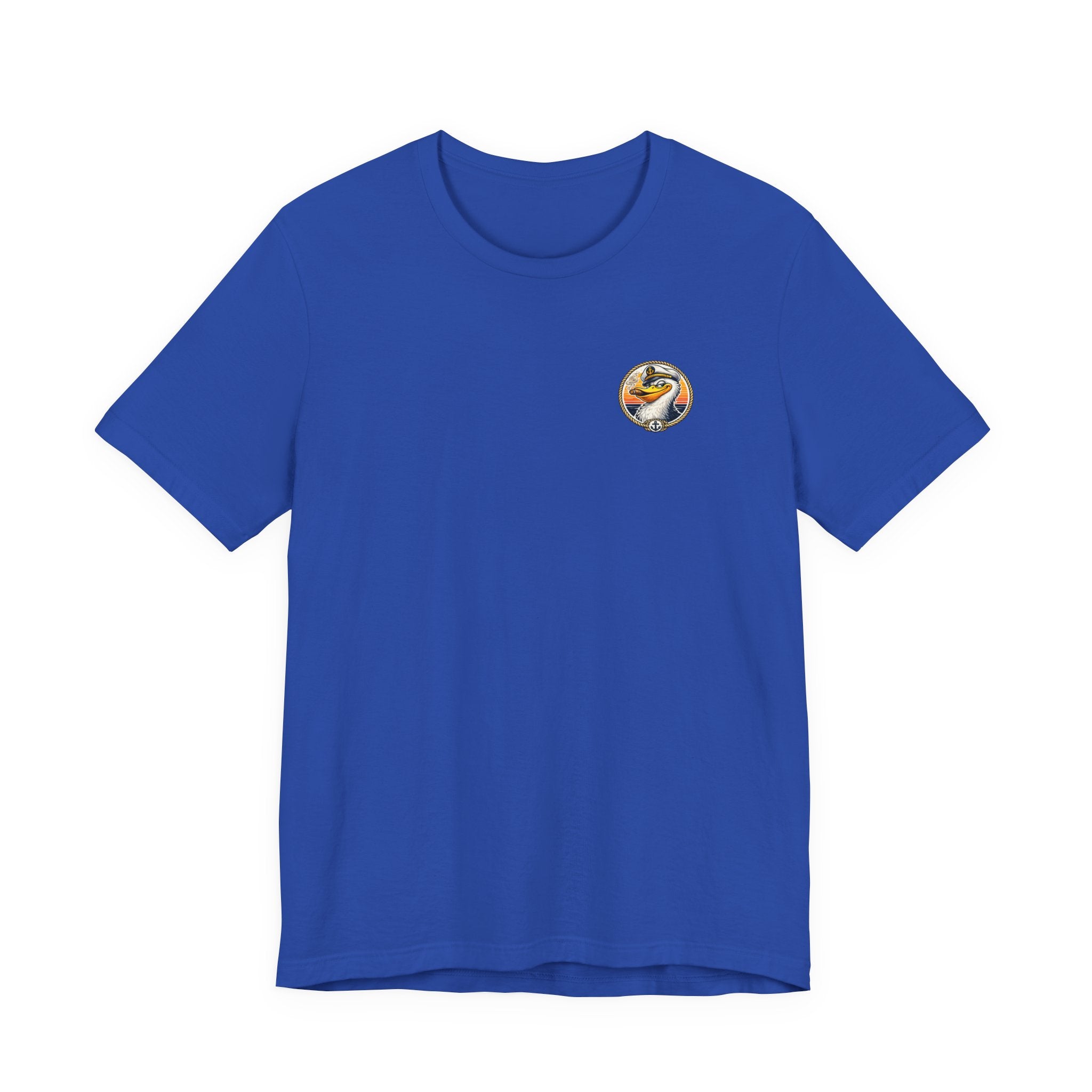 Captain Chaos Tee — Retro Beach Club Duck Graphic T‑Shirt
