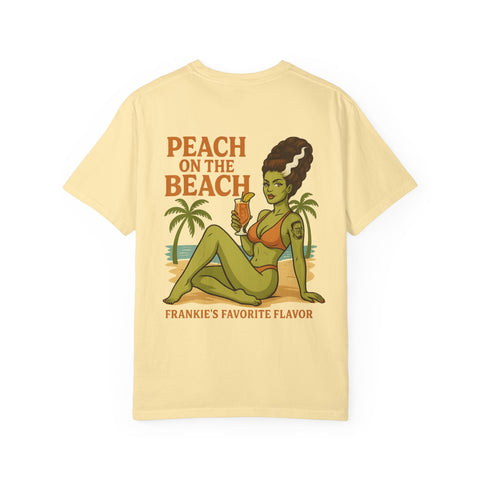 Peach on the Beach Unisex T-shirt, Perfect Summer Tee, Beach Party Wear, Gifts for Her, Retro Vacation Style