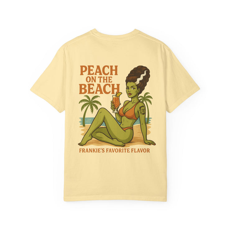 Peach on the Beach Unisex T-shirt, Perfect Summer Tee, Beach Party Wear, Gifts for Her, Retro Vacation Style