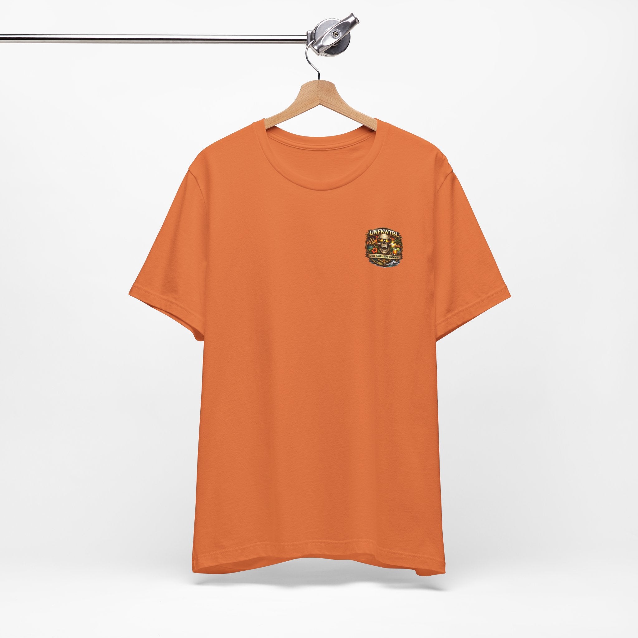 Island State of Mind Graphic Tee — "Stay UNFKWTBL" Tropical Hula Girl Shirt