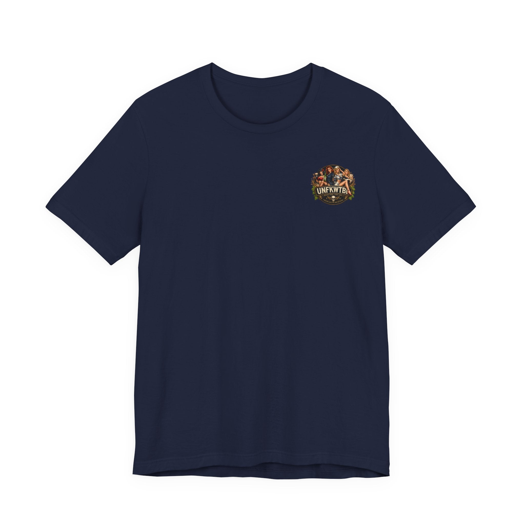 Guinness Pin-Up Beer Tee — "Good Beer, Bad Decisions" Retro Graphic T-Shirt