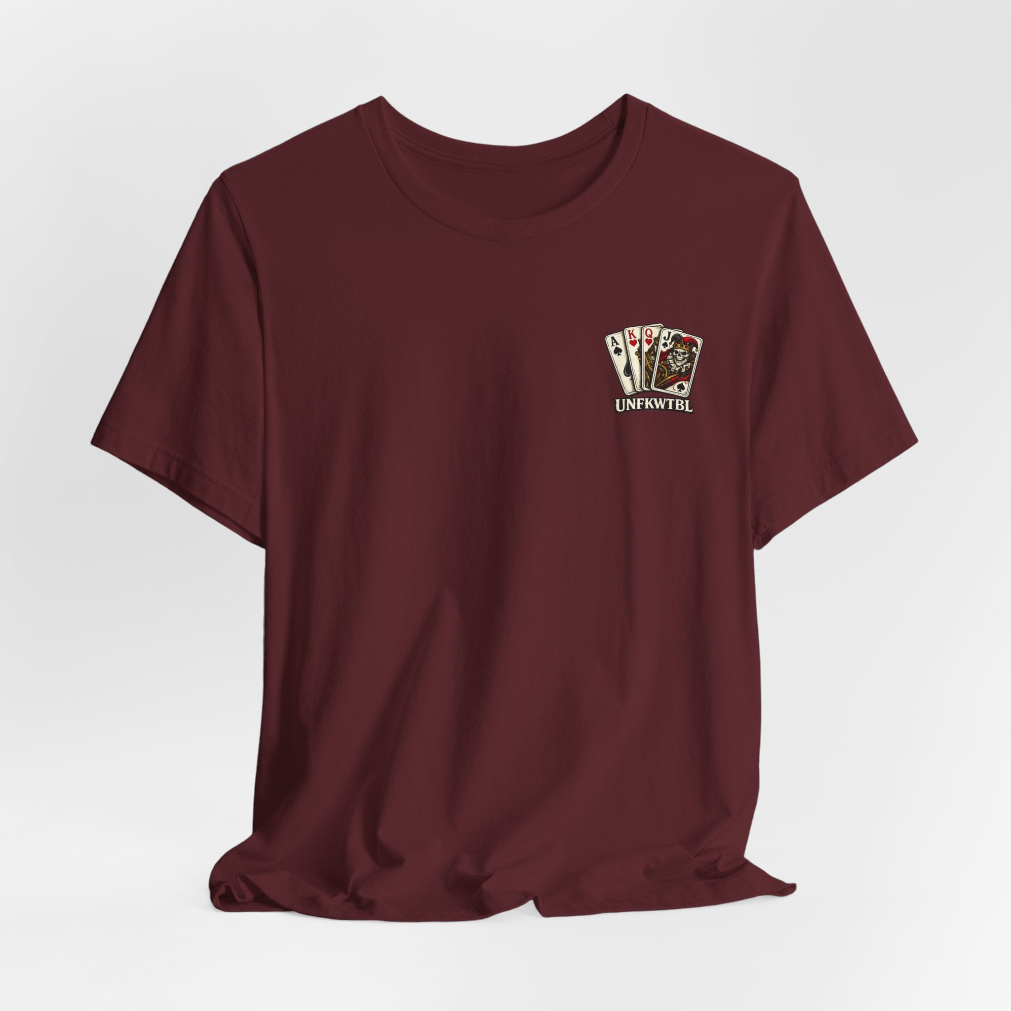 King of Hearts Skull Tee — Poker Playing Card Royalty Graphic T-Shirt