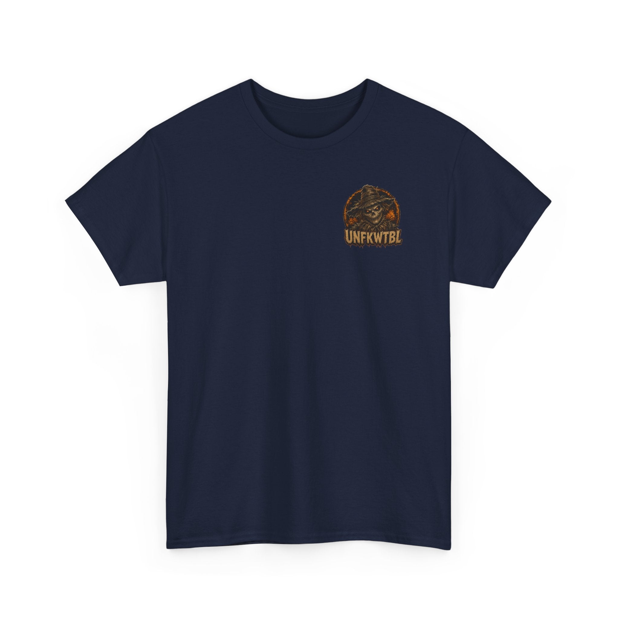 Horror Graphic Tee — "They’re Screaming" Scarecrow Design (UNFKWTBL)