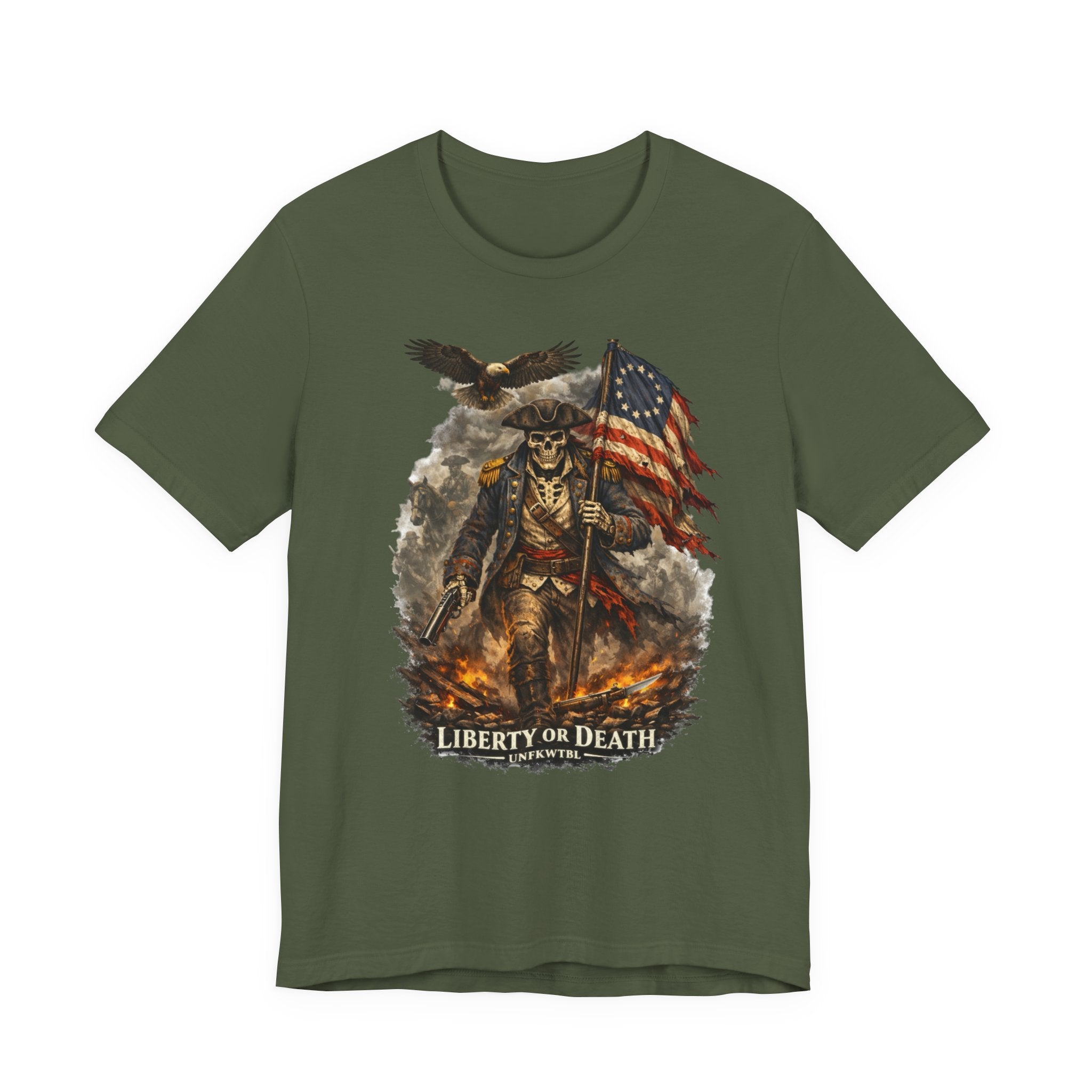 Liberty or Death Skull Flag T-Shirt
