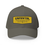 Embroidered 'UNFKWTBL' Patch Cap — Structured Closed-Back Baseball Hat