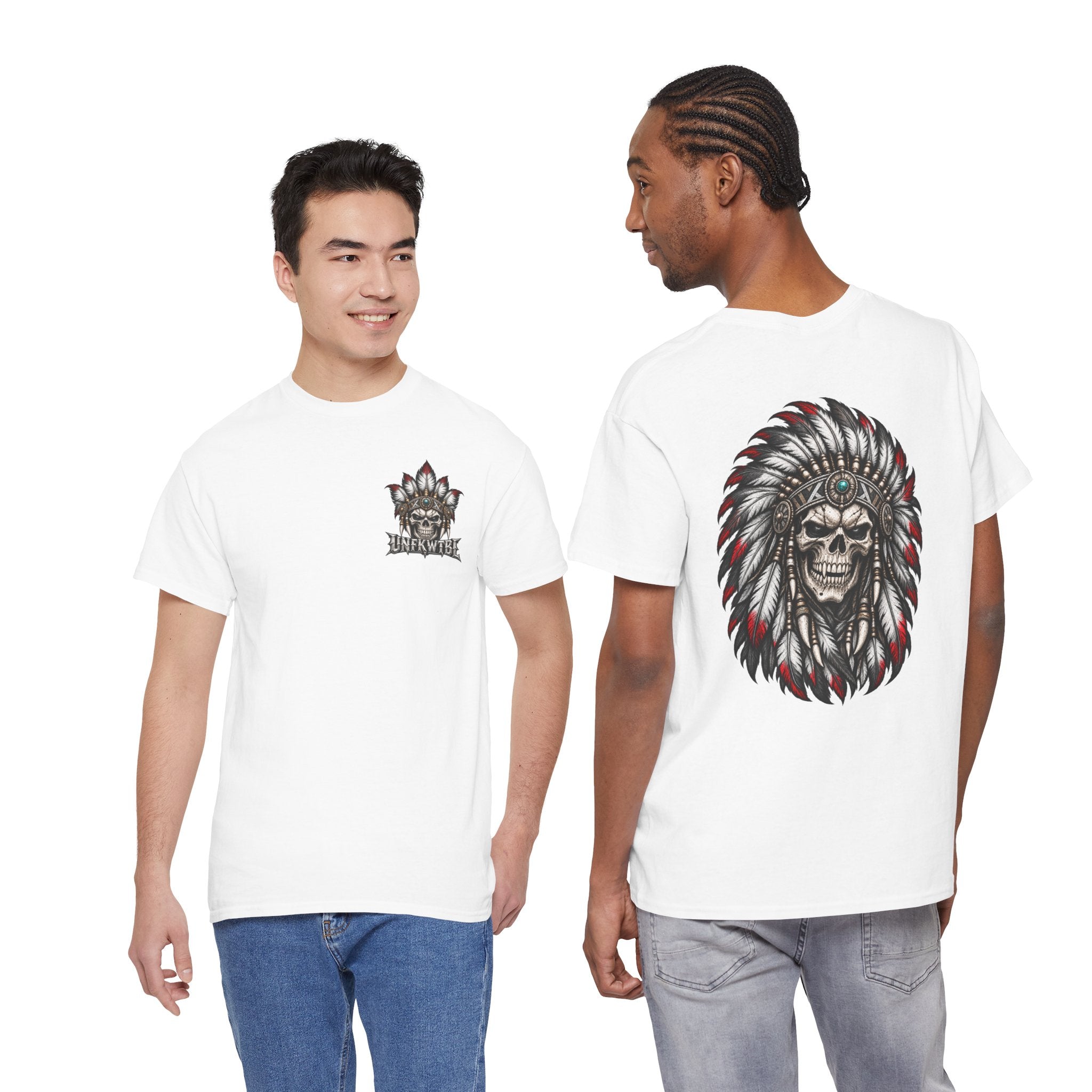 Feathered Skull Graphic Tee