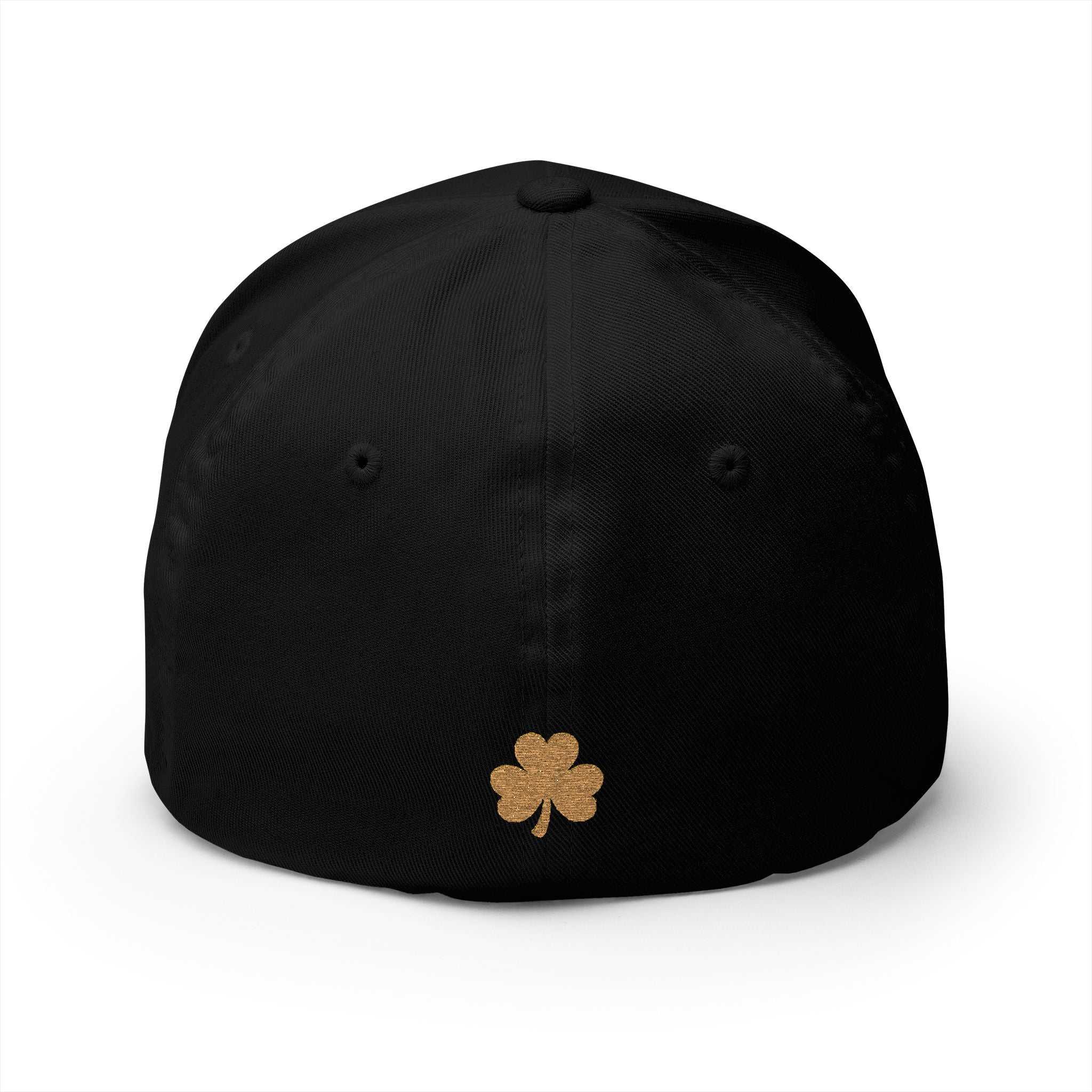 UNFKWTBL Embroidered Cap — Gold Shamrock Lucky Baseball Hat