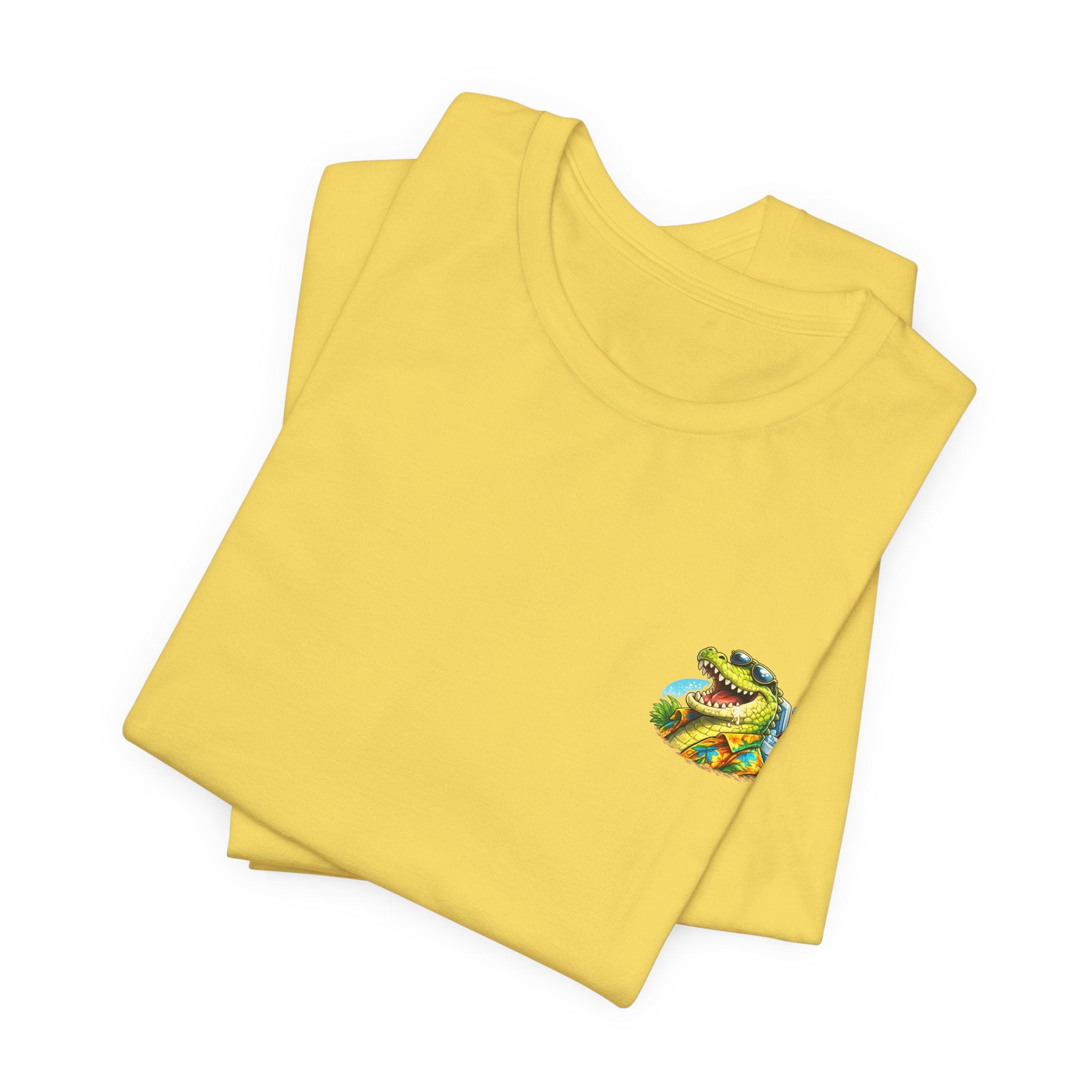 One More Round Turtle Tee — Retro Alligator Bar Fishing Graphic T-Shirt