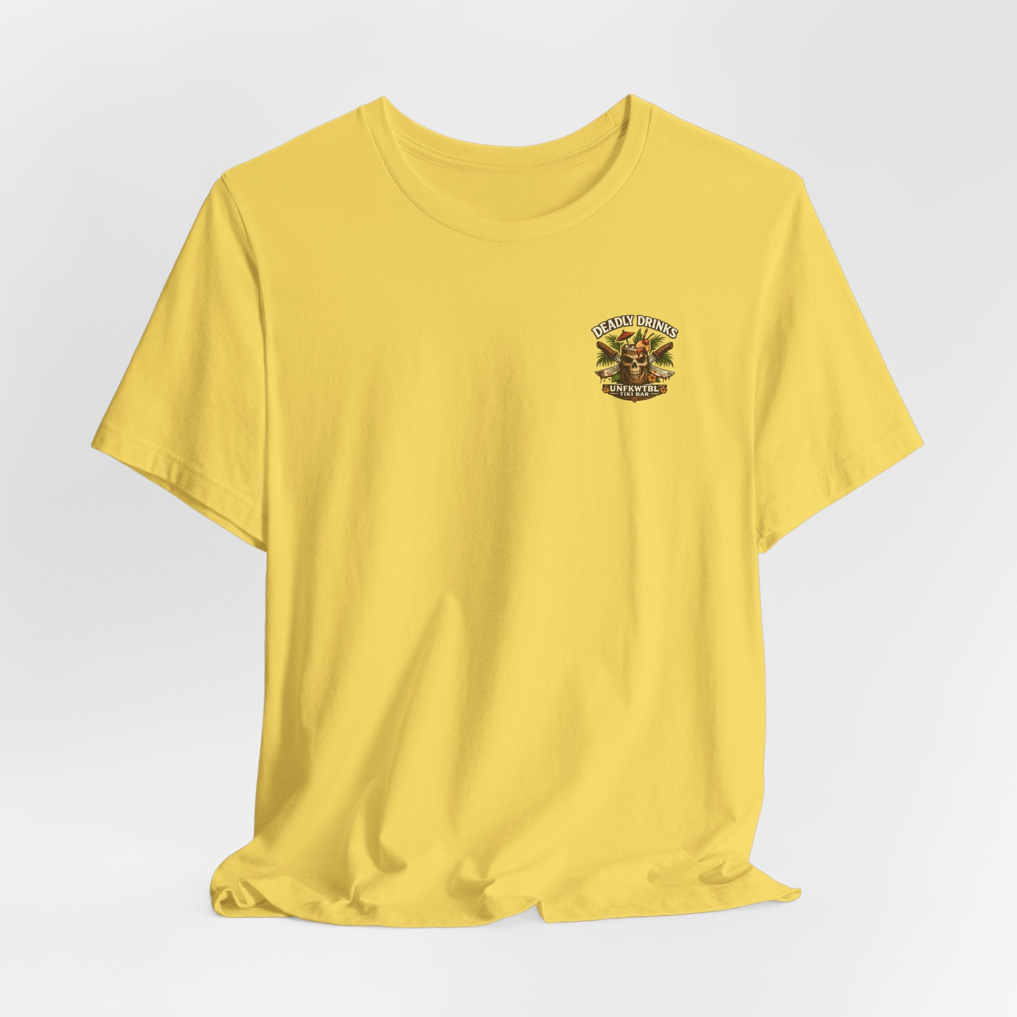 Mai Tai Massacre T-Shirt — Camp's Closed, Bar's Open Horror Vacation Tee