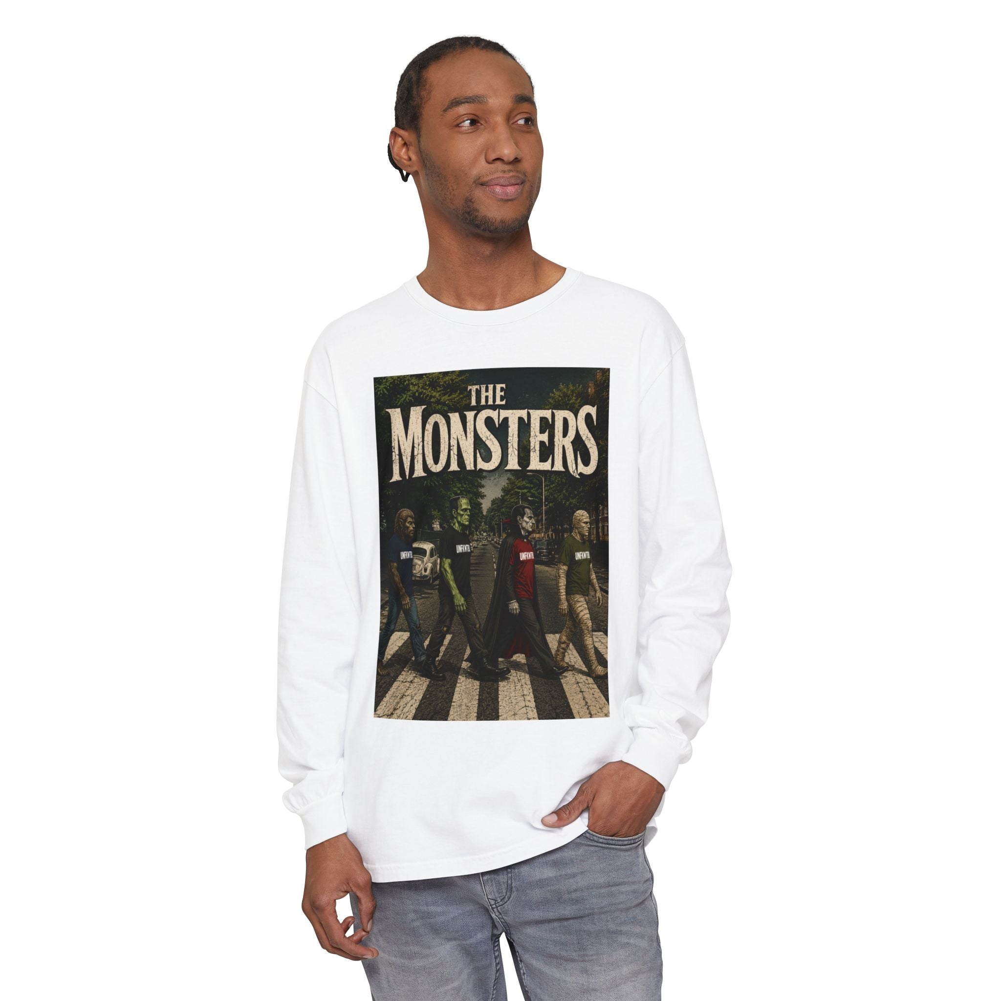 The Monsters Abbey Road Long Sleeve Tee